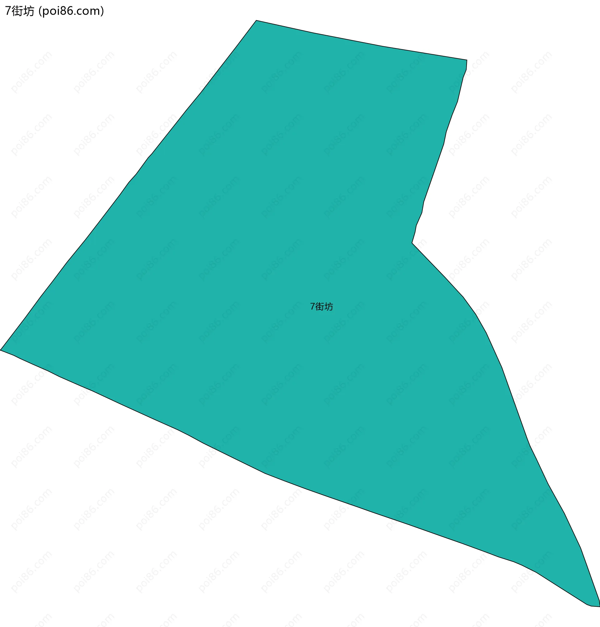 7街坊边界地图