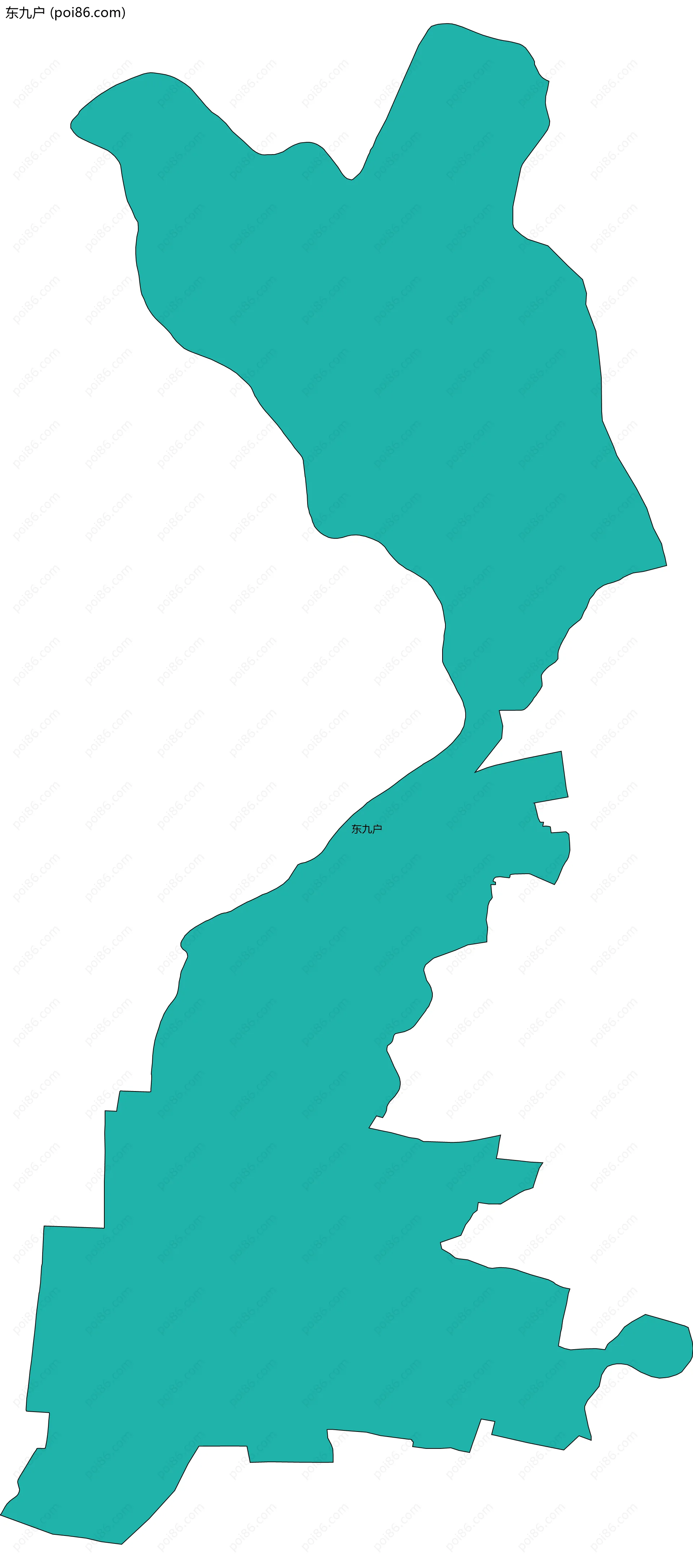 东九户边界地图