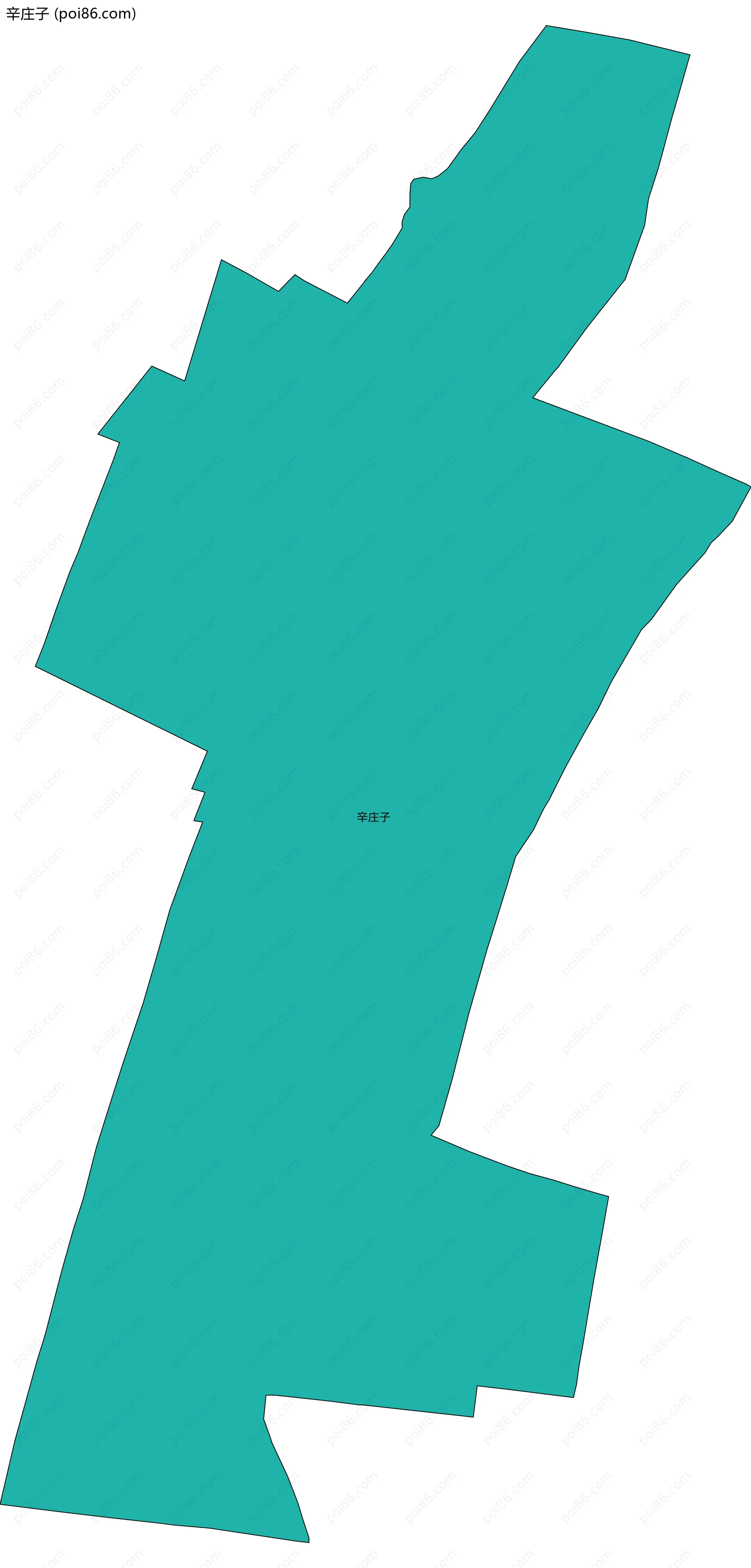 辛庄子边界地图