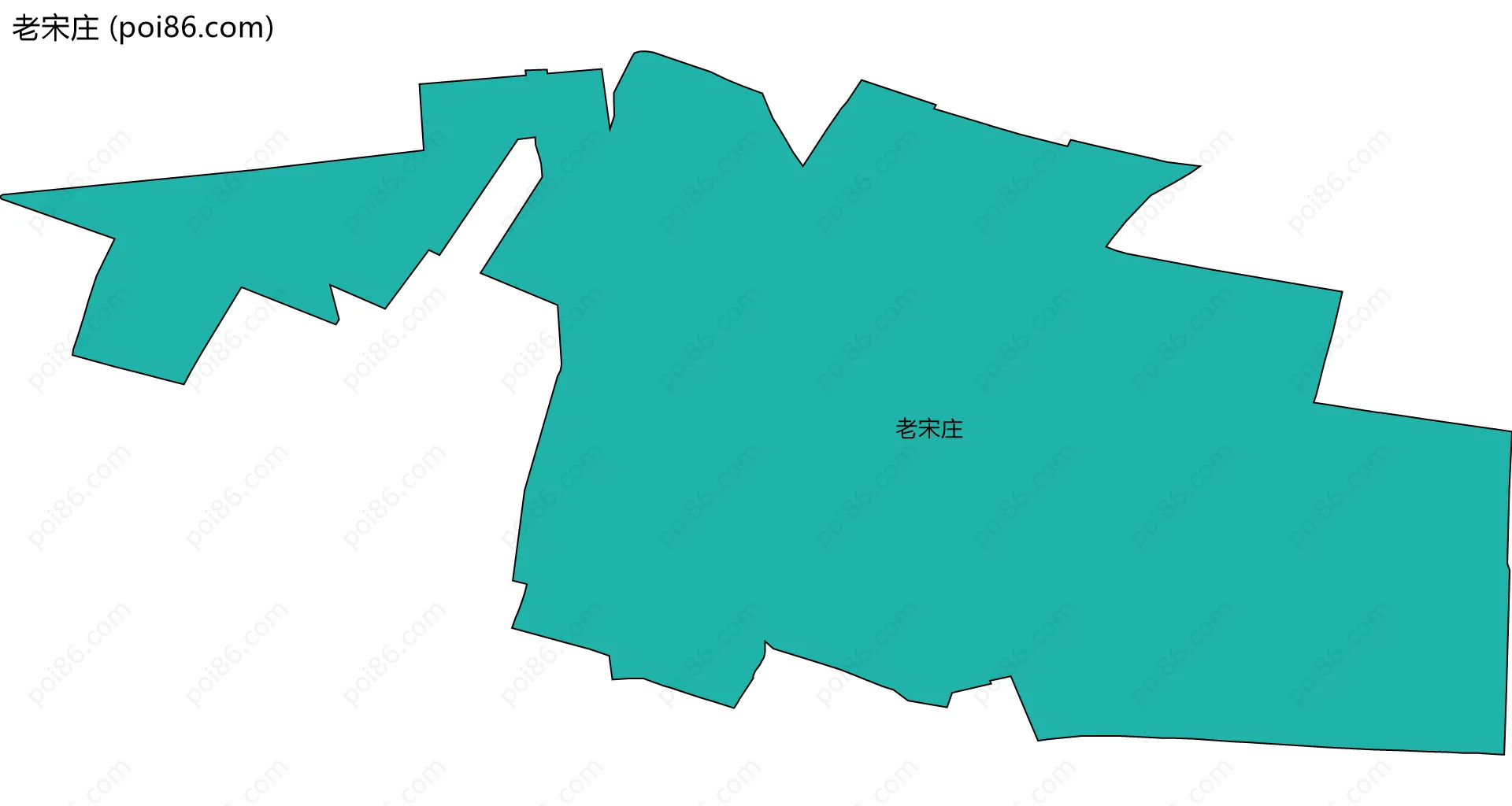 老宋庄边界地图