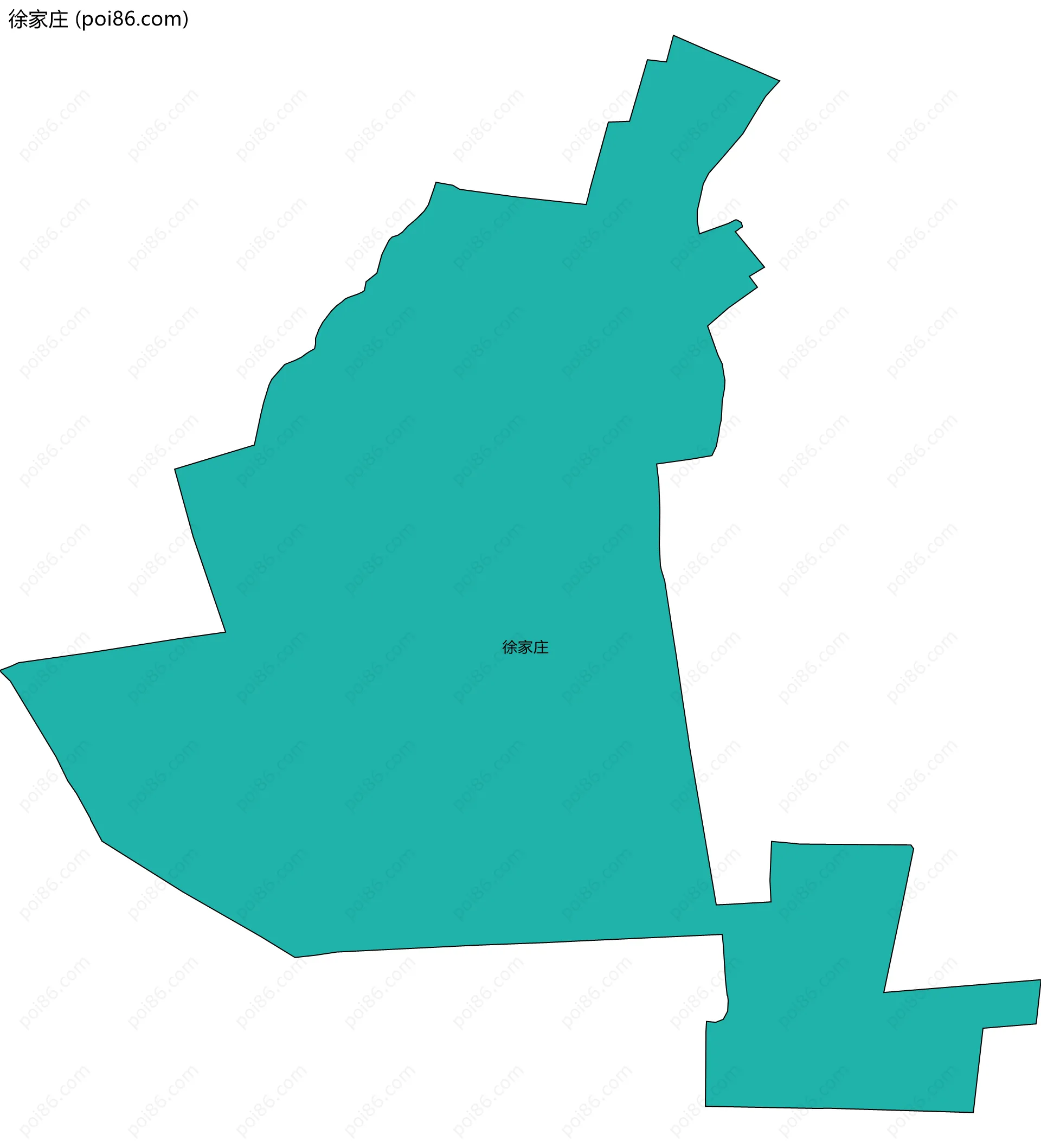 徐家庄边界地图