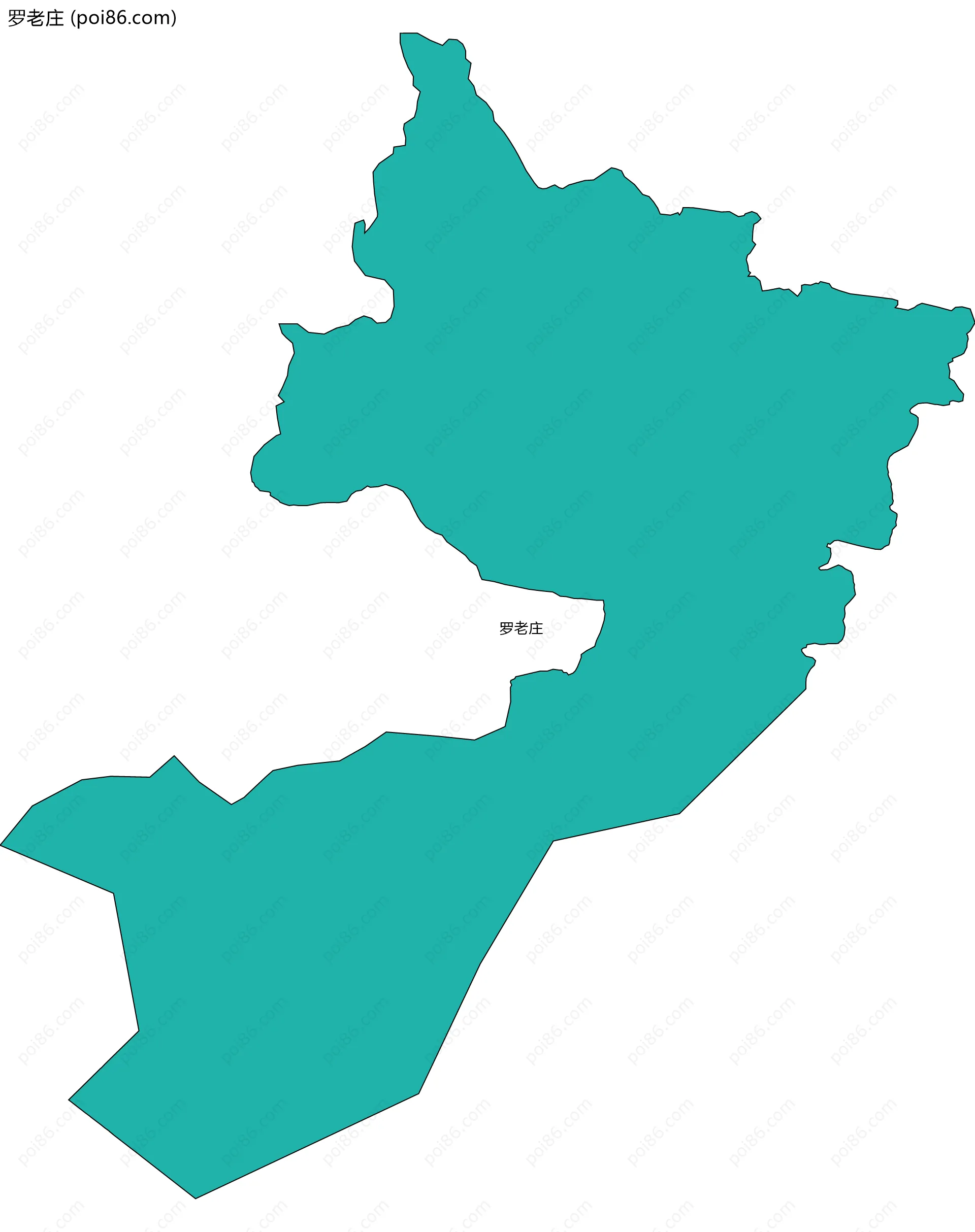 罗老庄边界地图