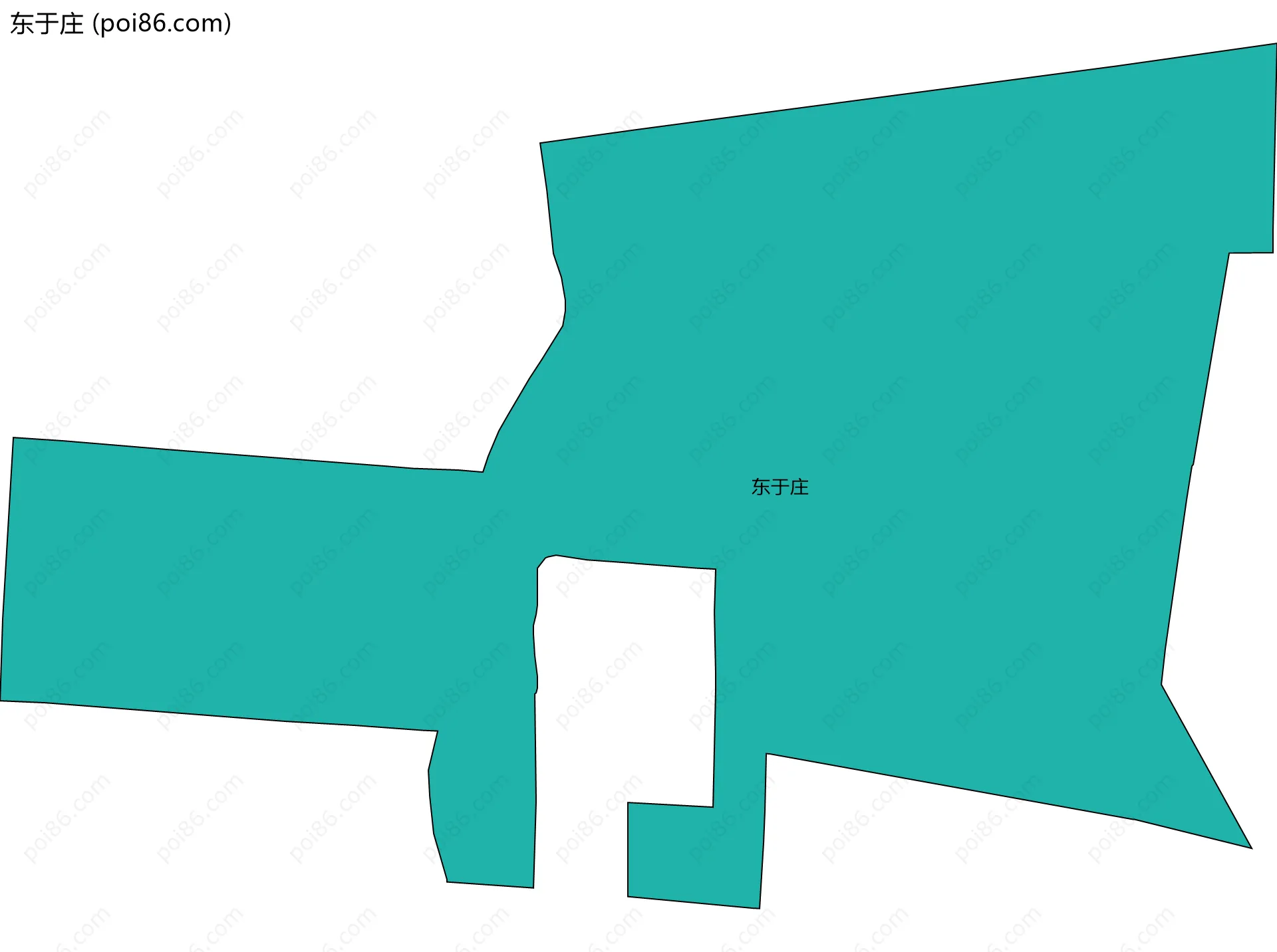东于庄边界地图