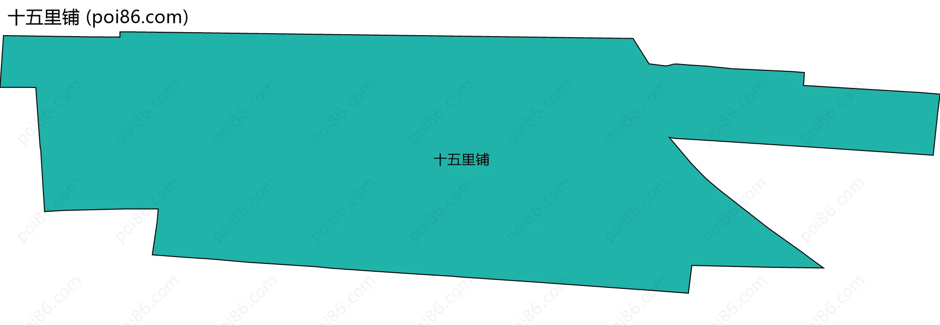 十五里铺边界地图