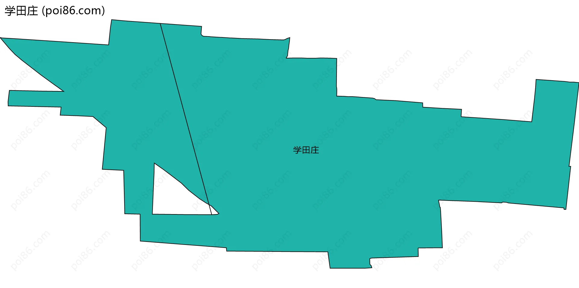 学田庄边界地图