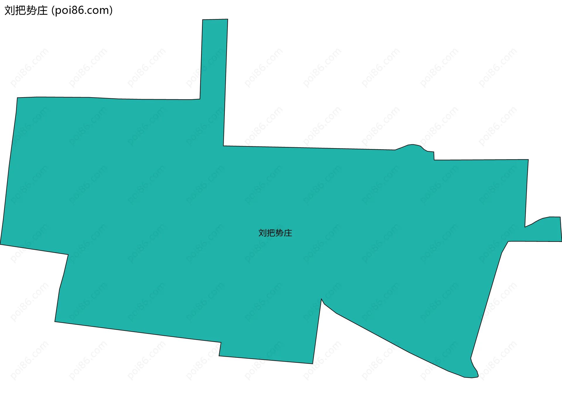 刘把势庄边界地图