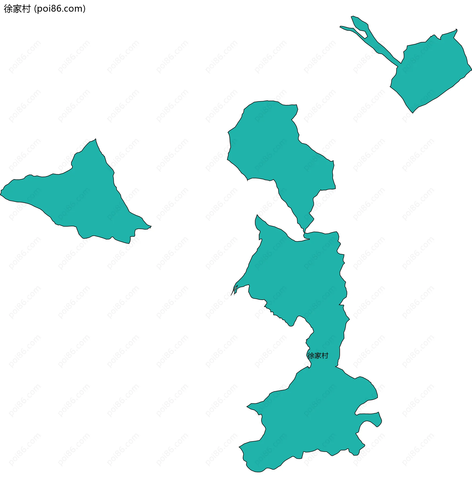 徐家村边界地图