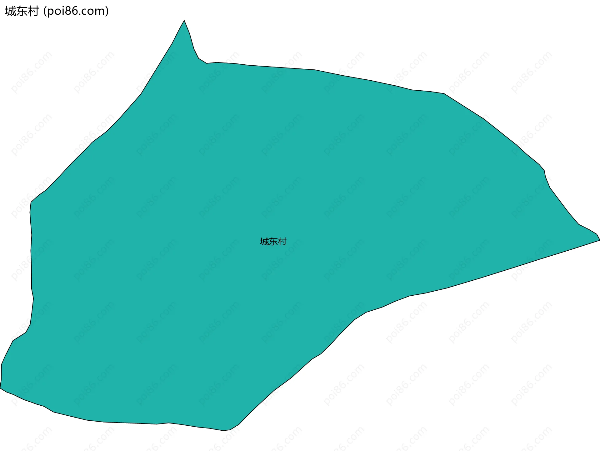城东村边界地图