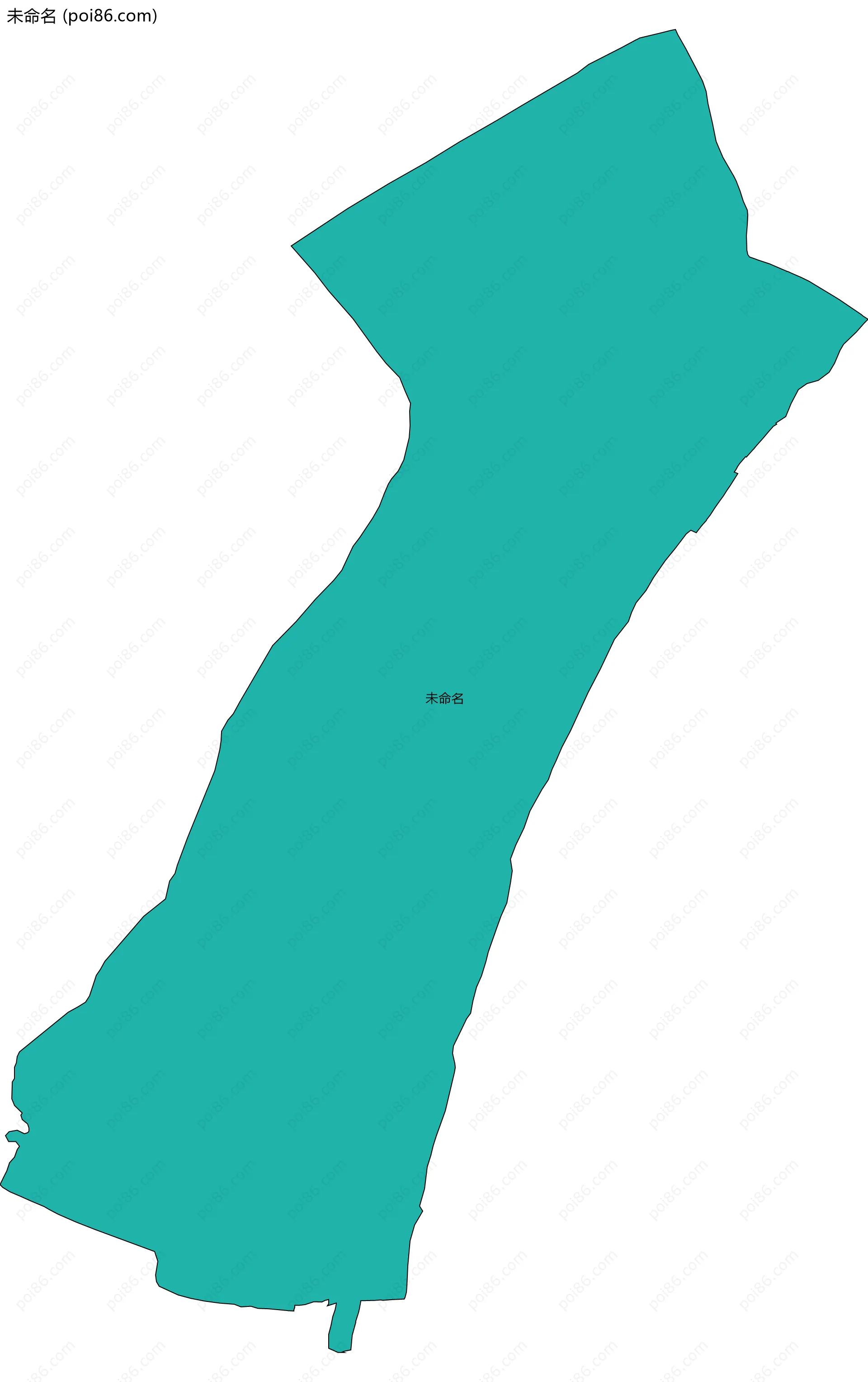 未命名边界地图