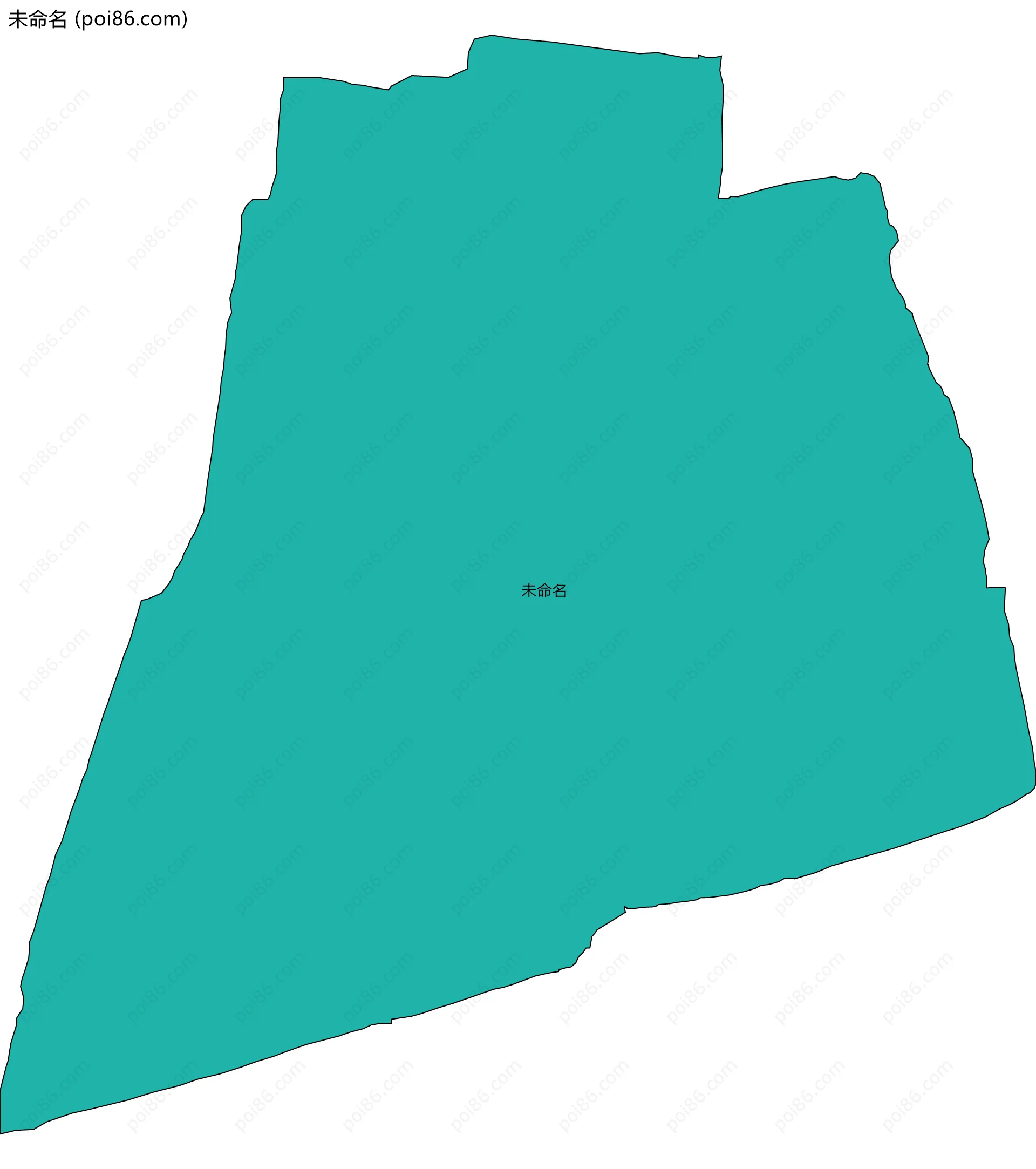 未命名边界地图