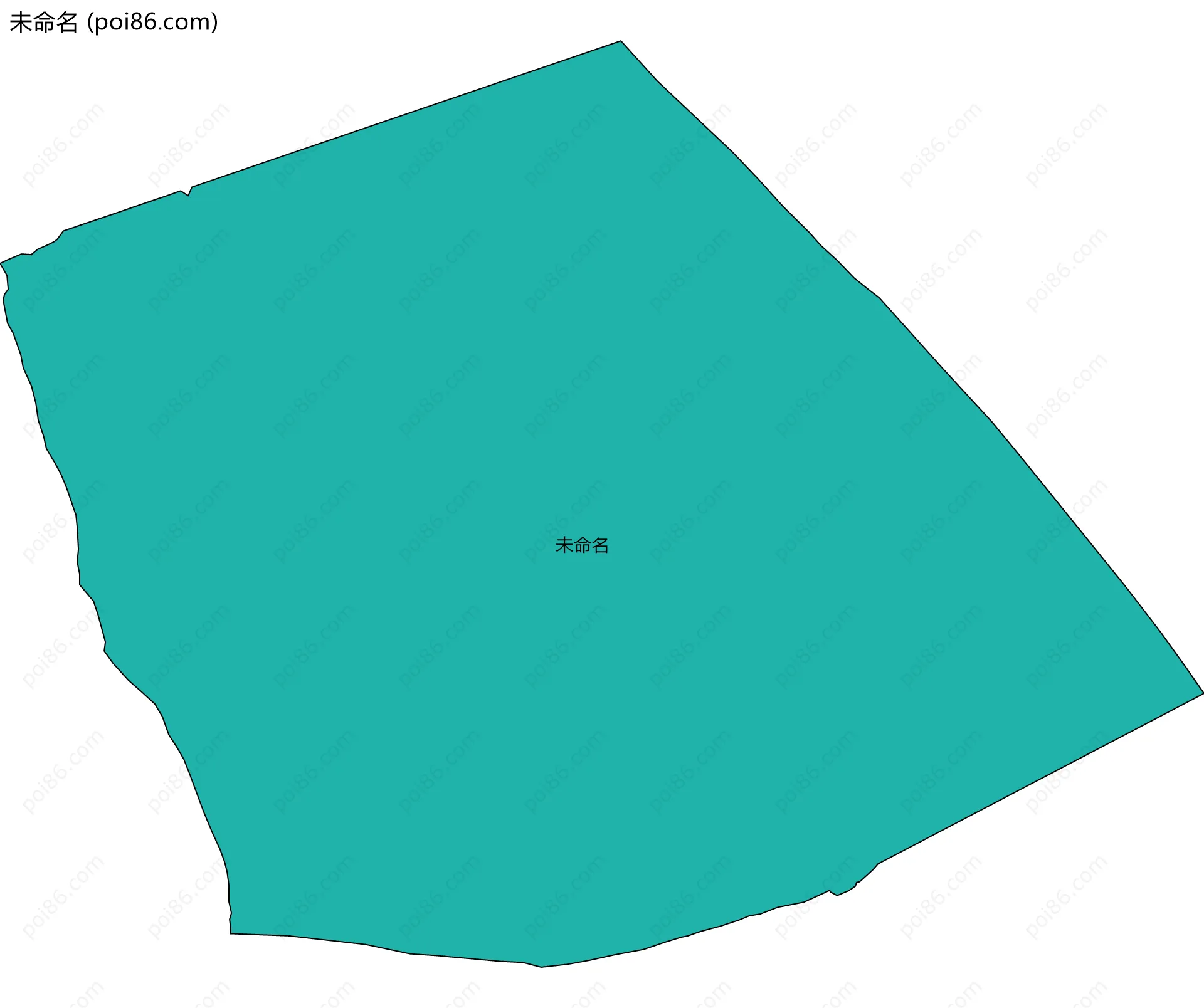 未命名边界地图