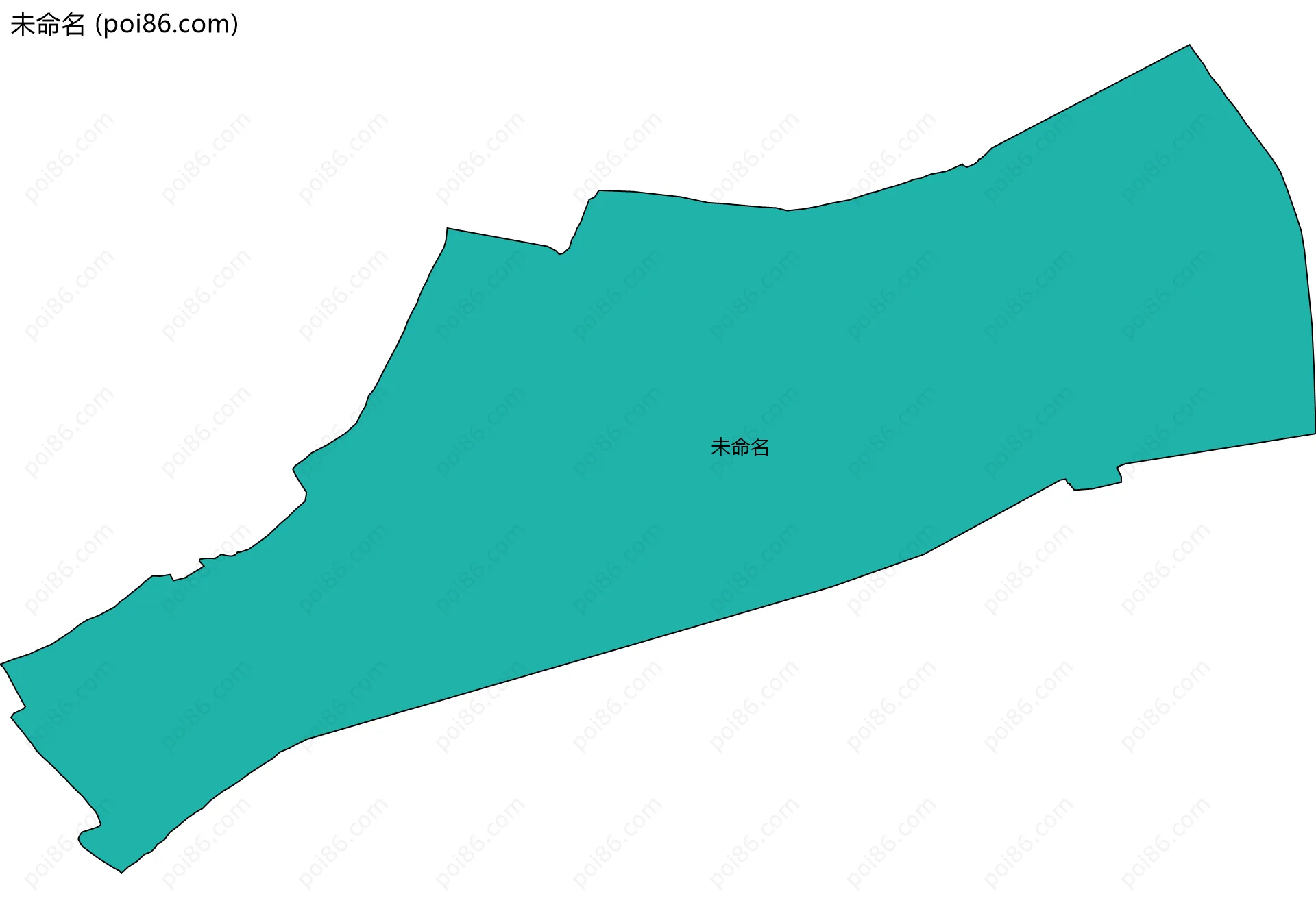 未命名边界地图