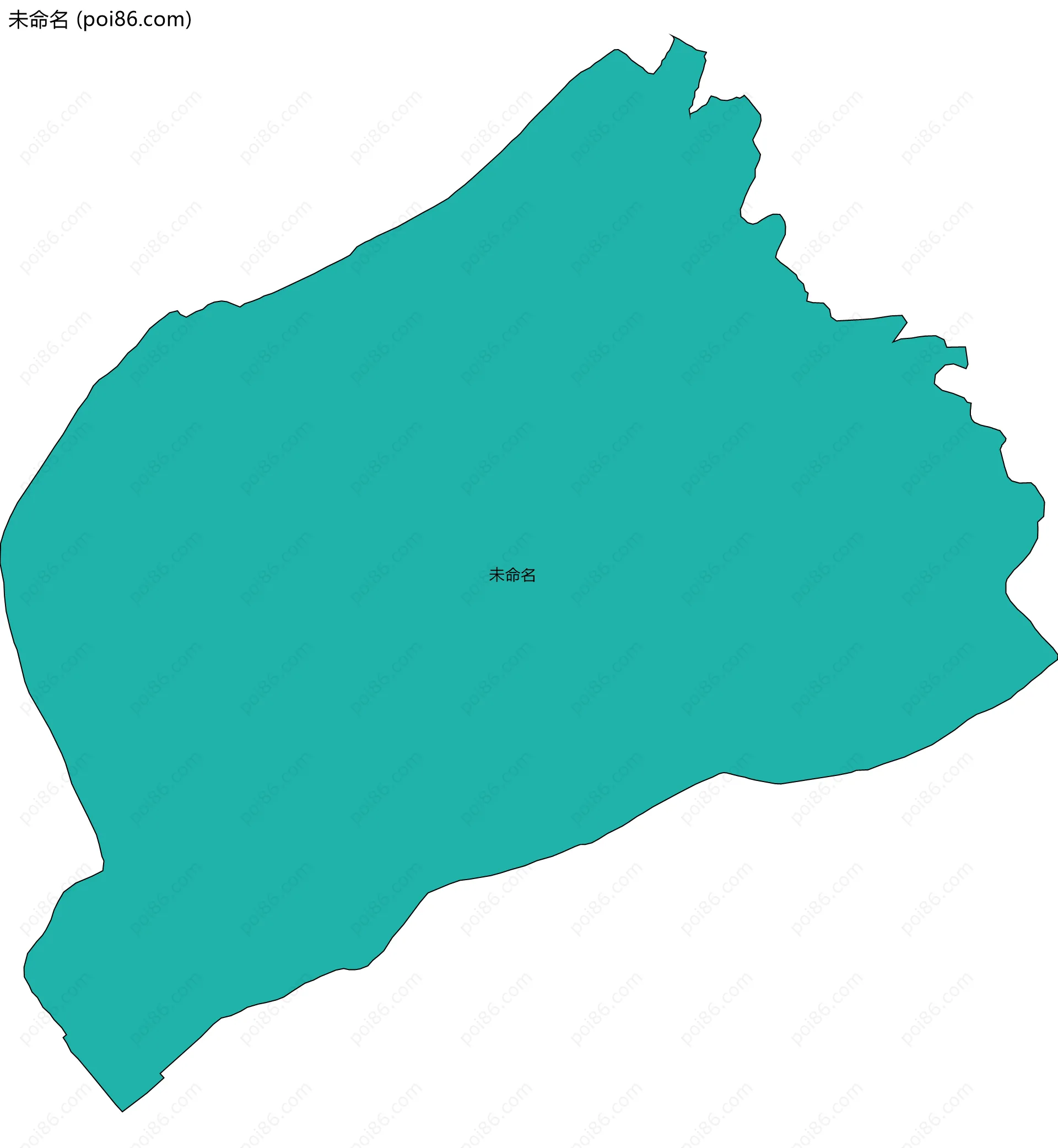 未命名边界地图