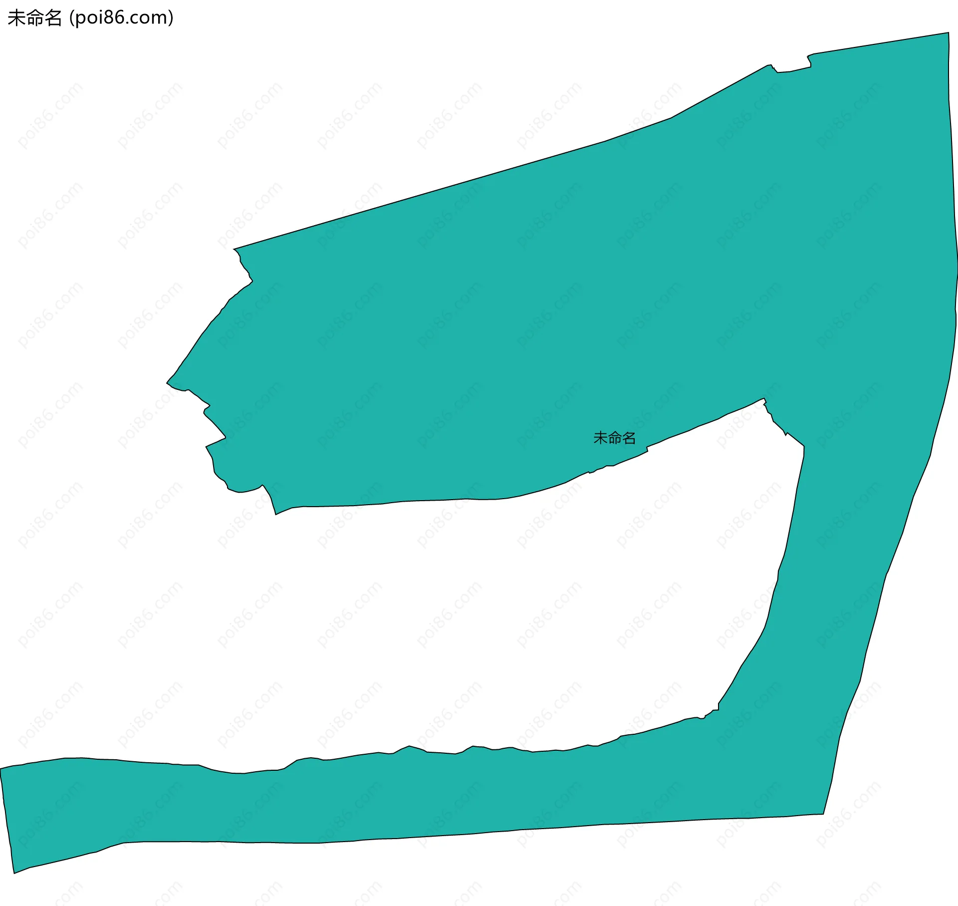 未命名边界地图