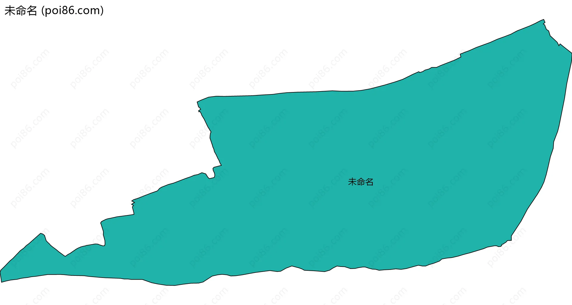 未命名边界地图