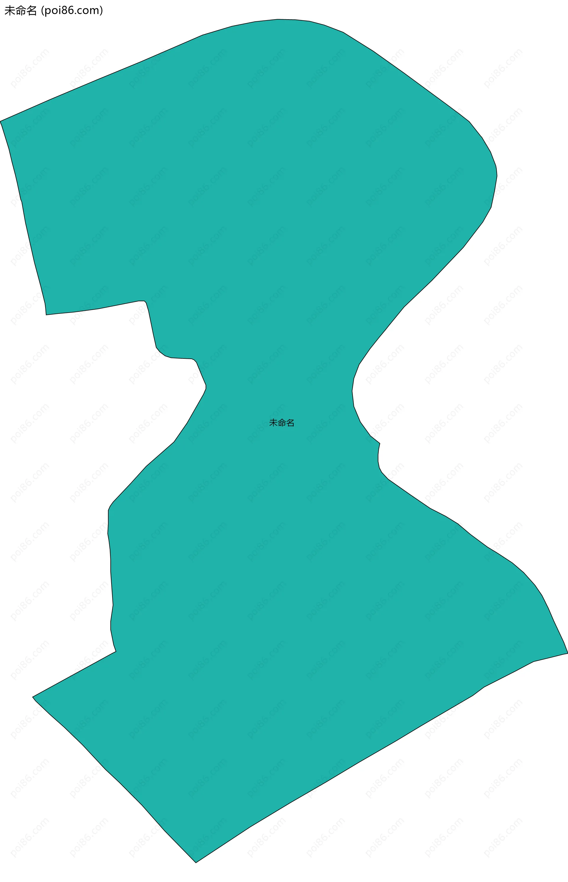 未命名边界地图