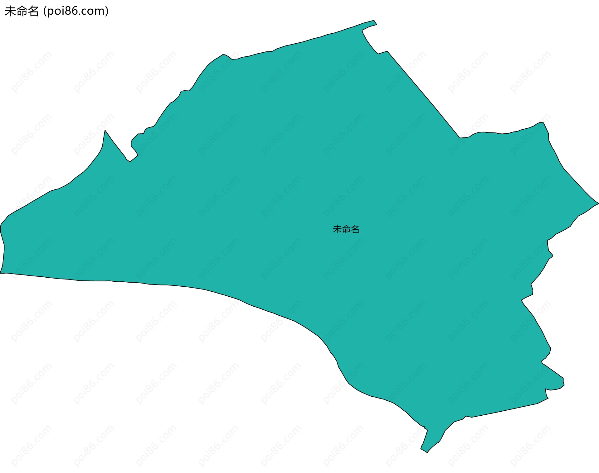 未命名边界地图