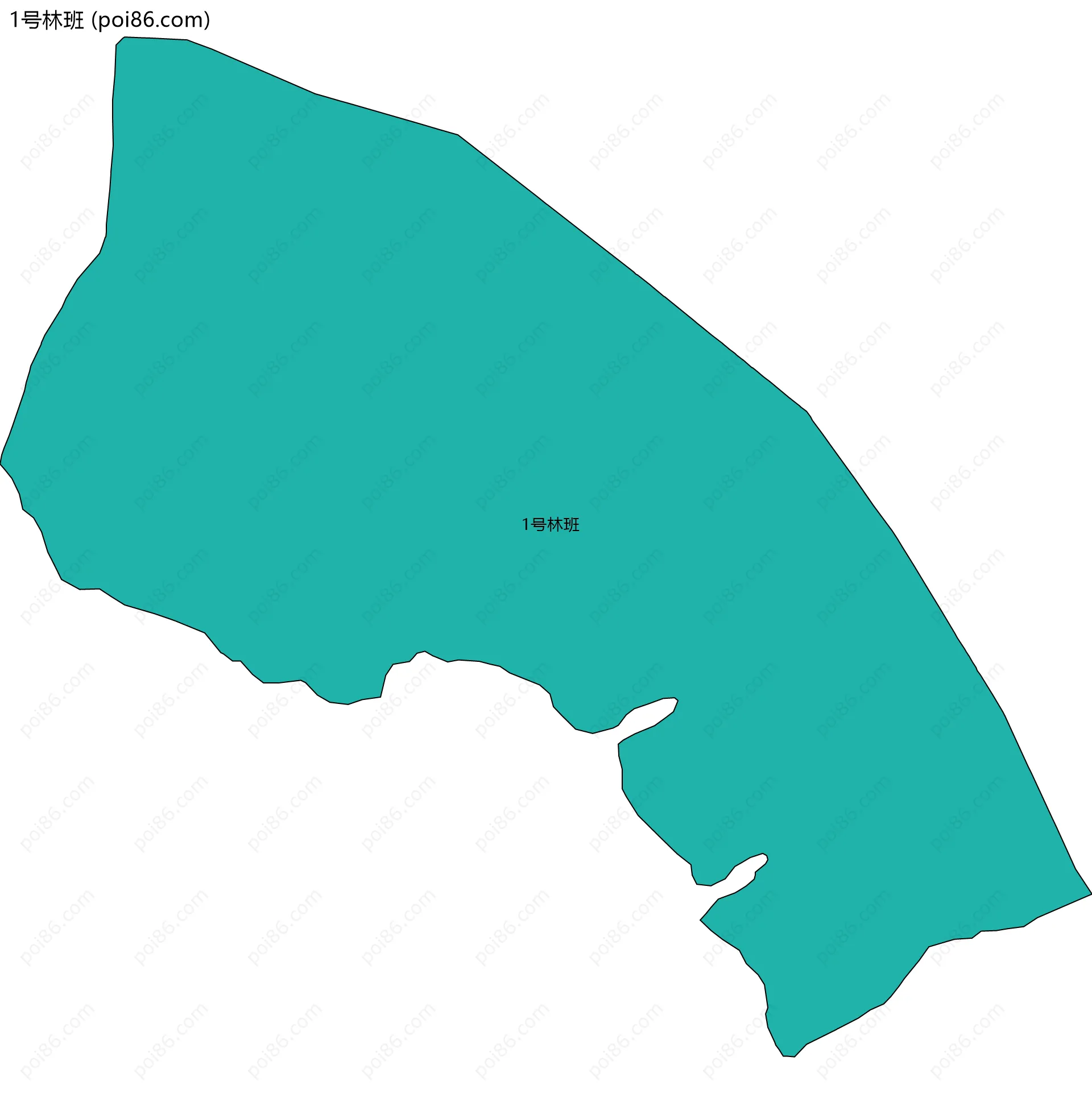 1号林班边界地图