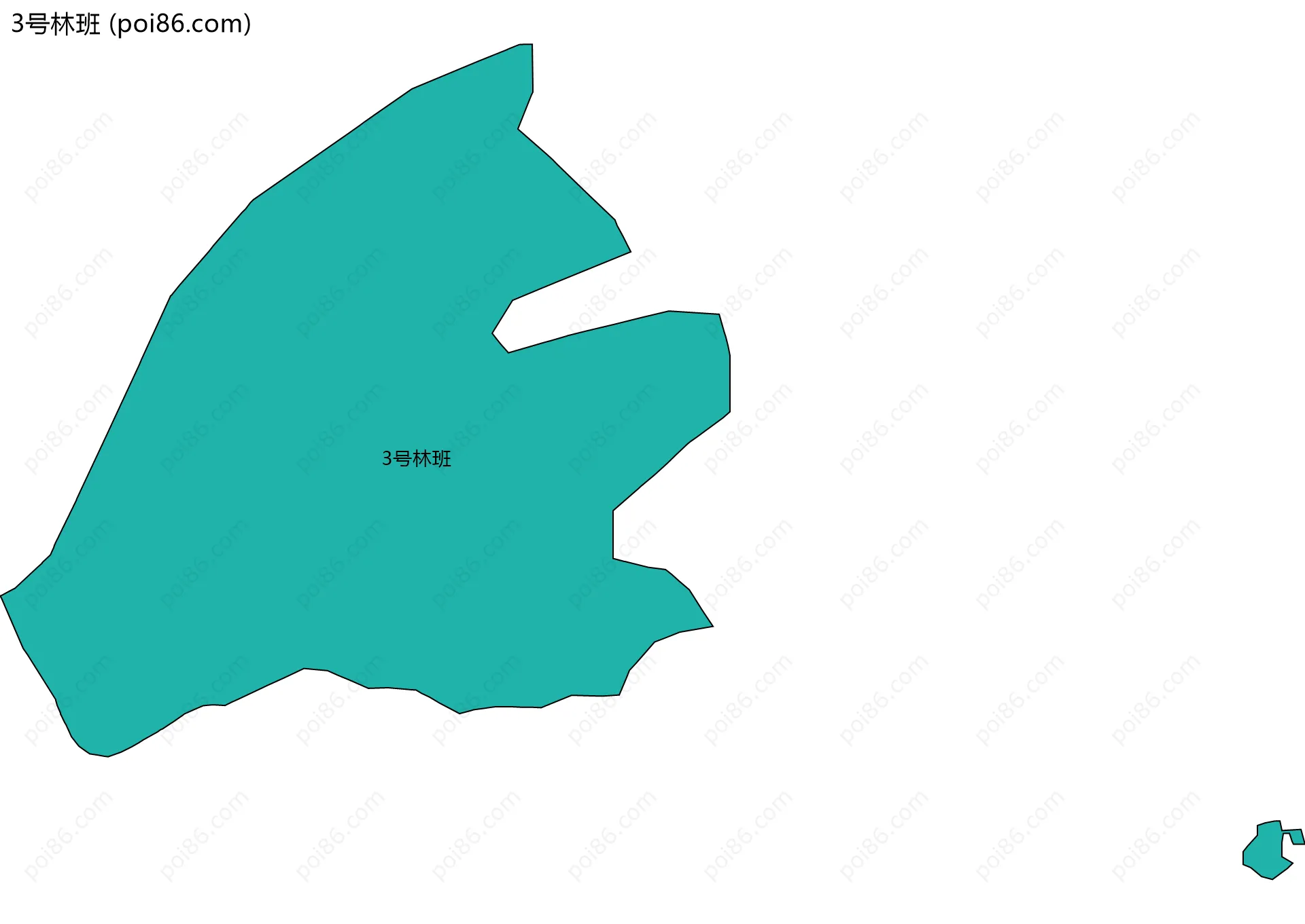3号林班边界地图