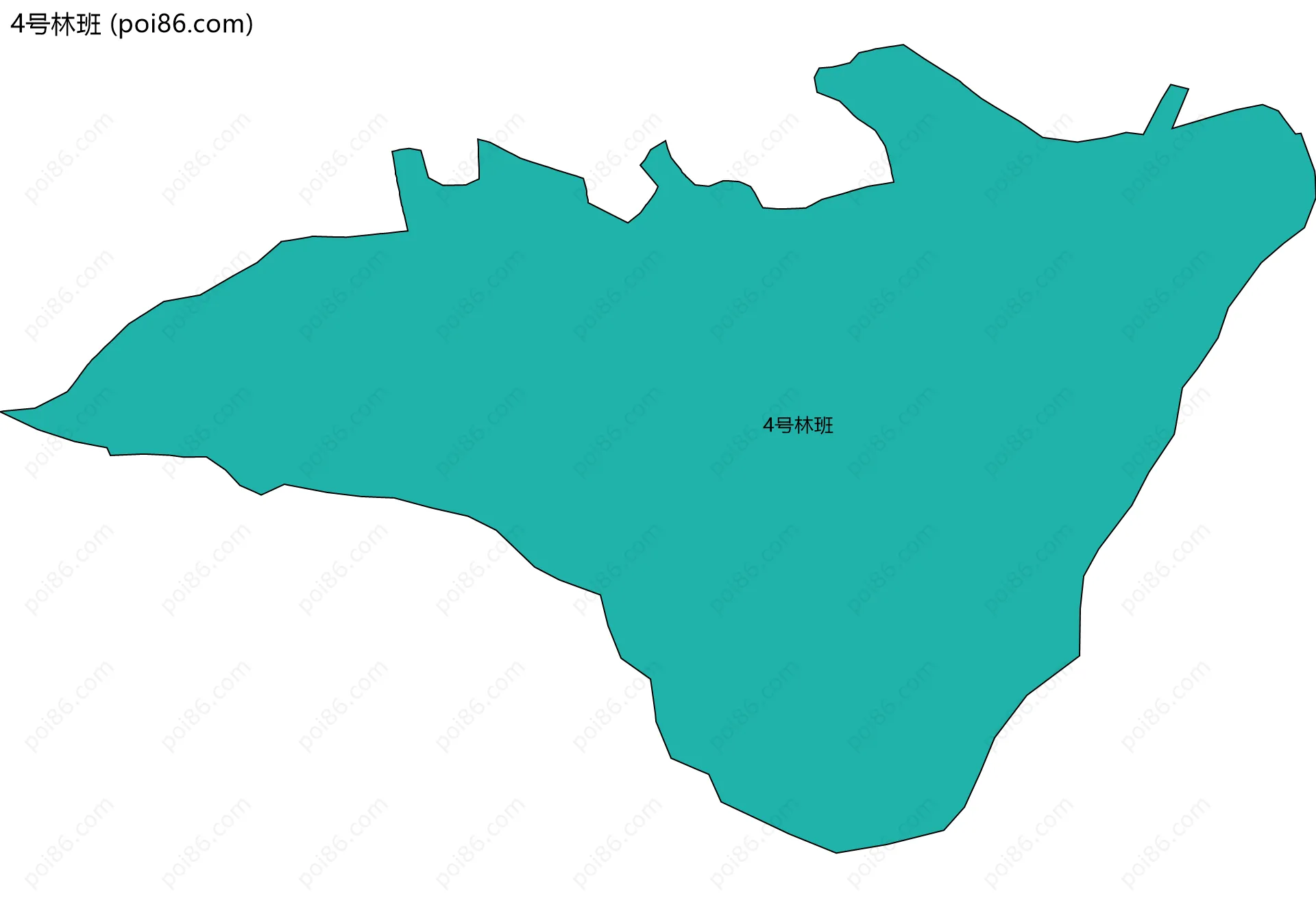 4号林班边界地图