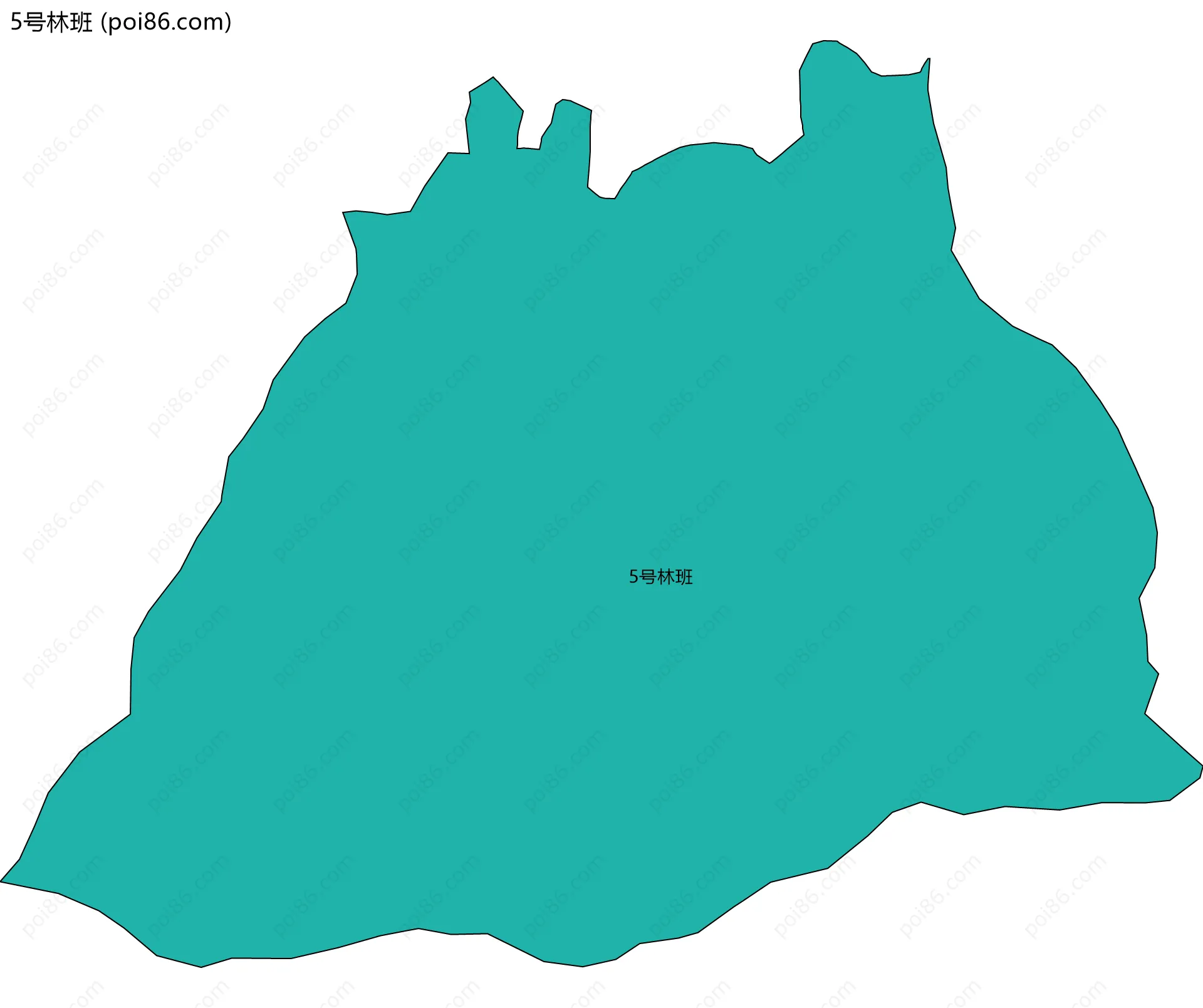 5号林班边界地图