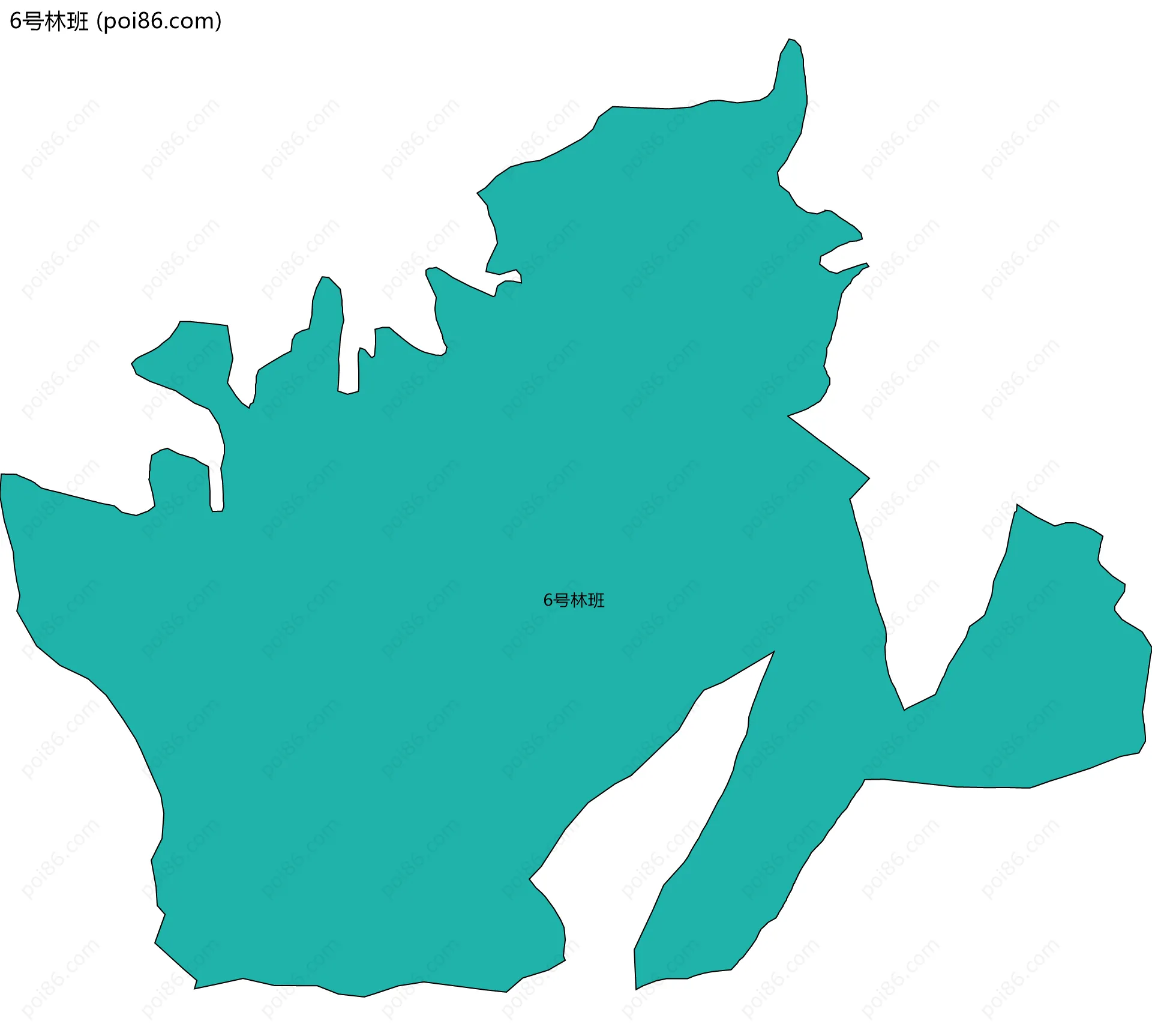 6号林班边界地图