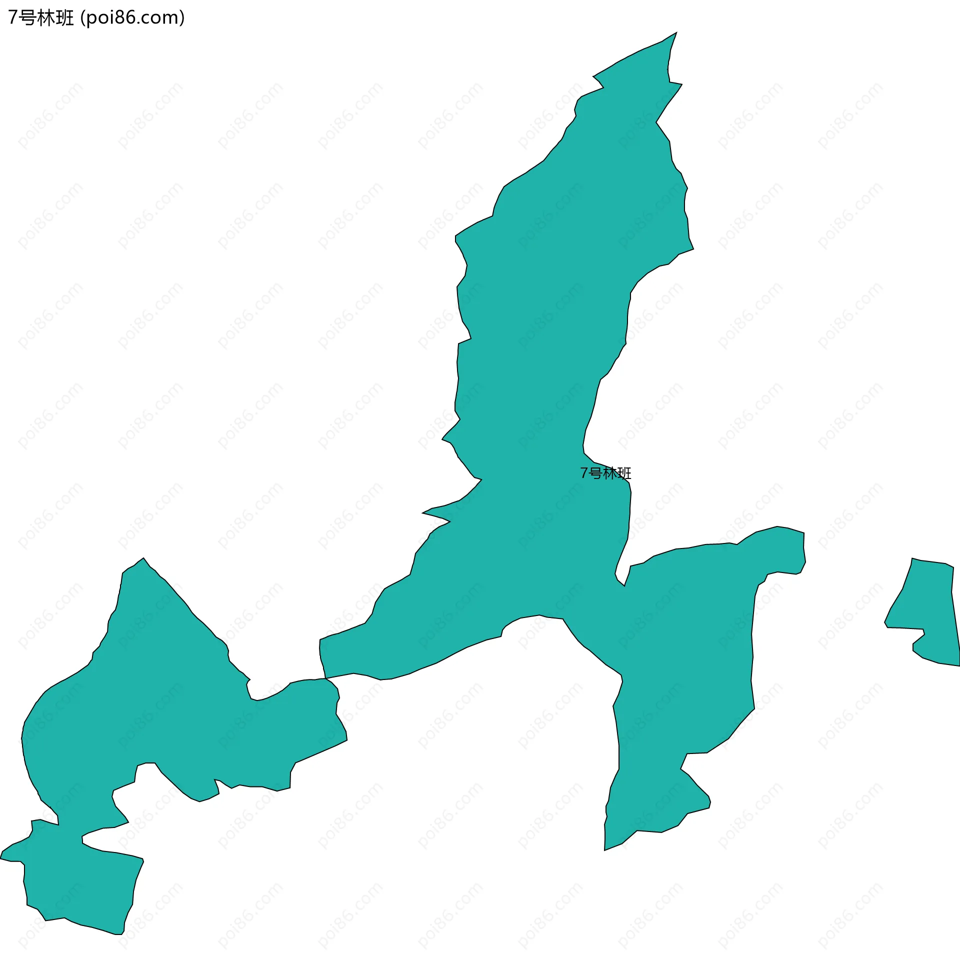 7号林班边界地图
