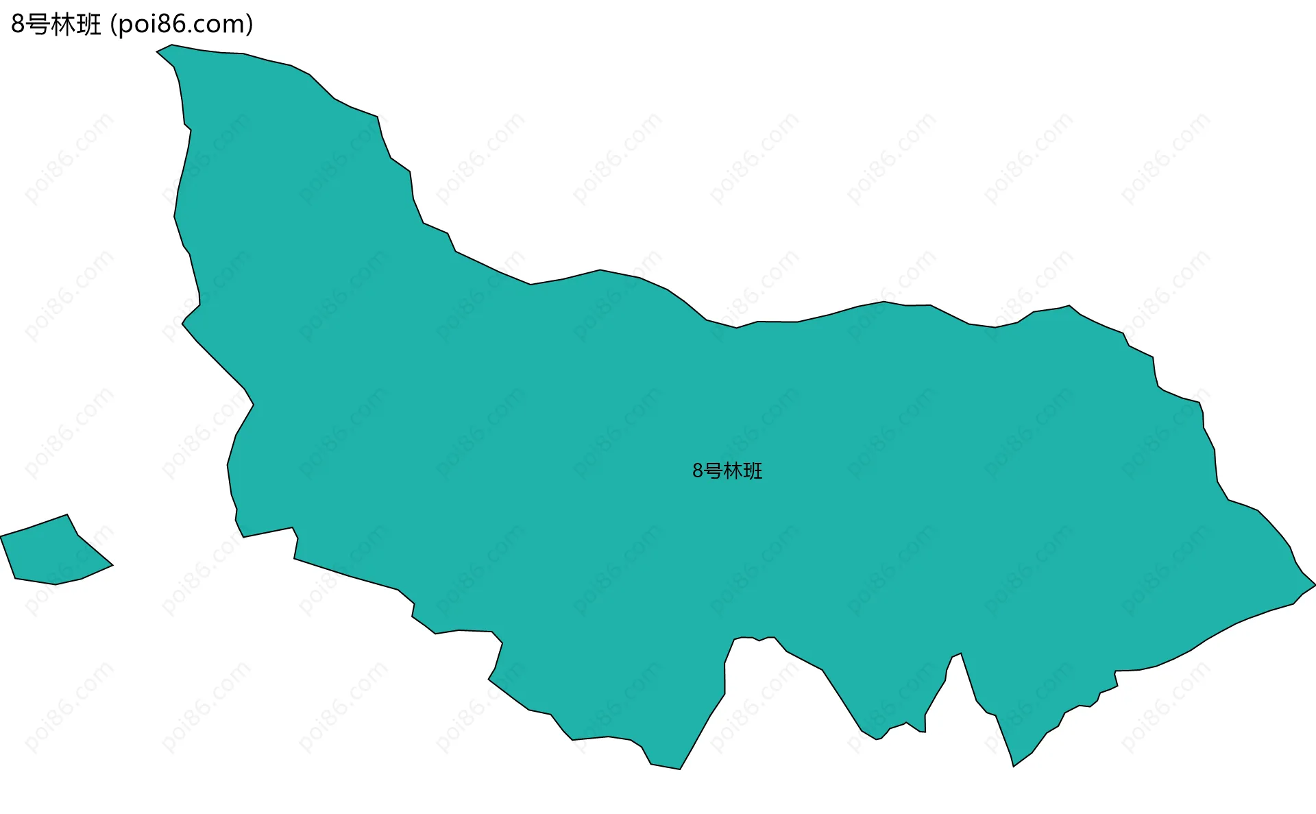 8号林班边界地图