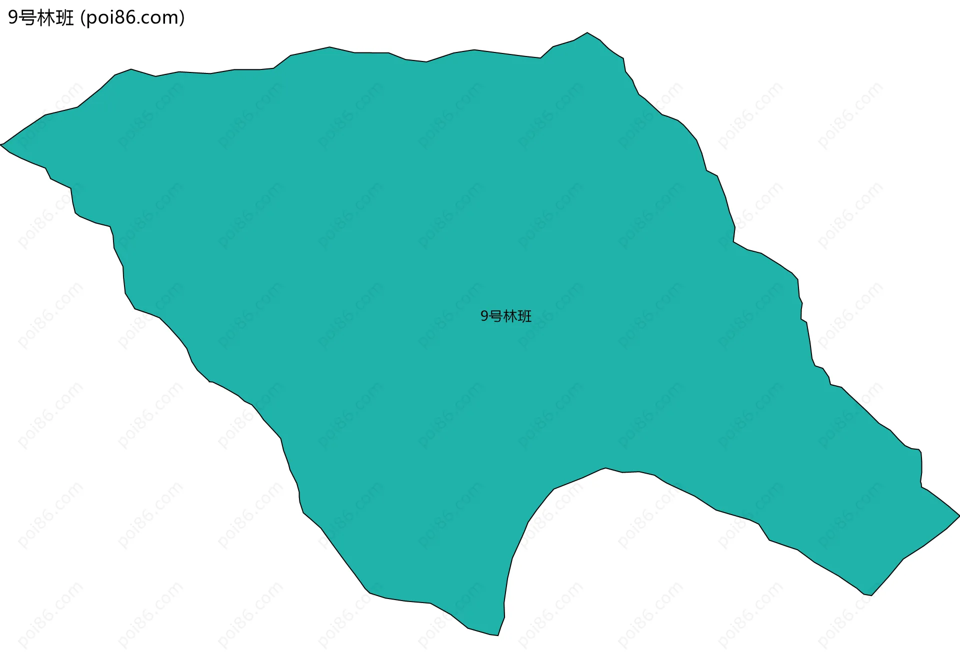 9号林班边界地图