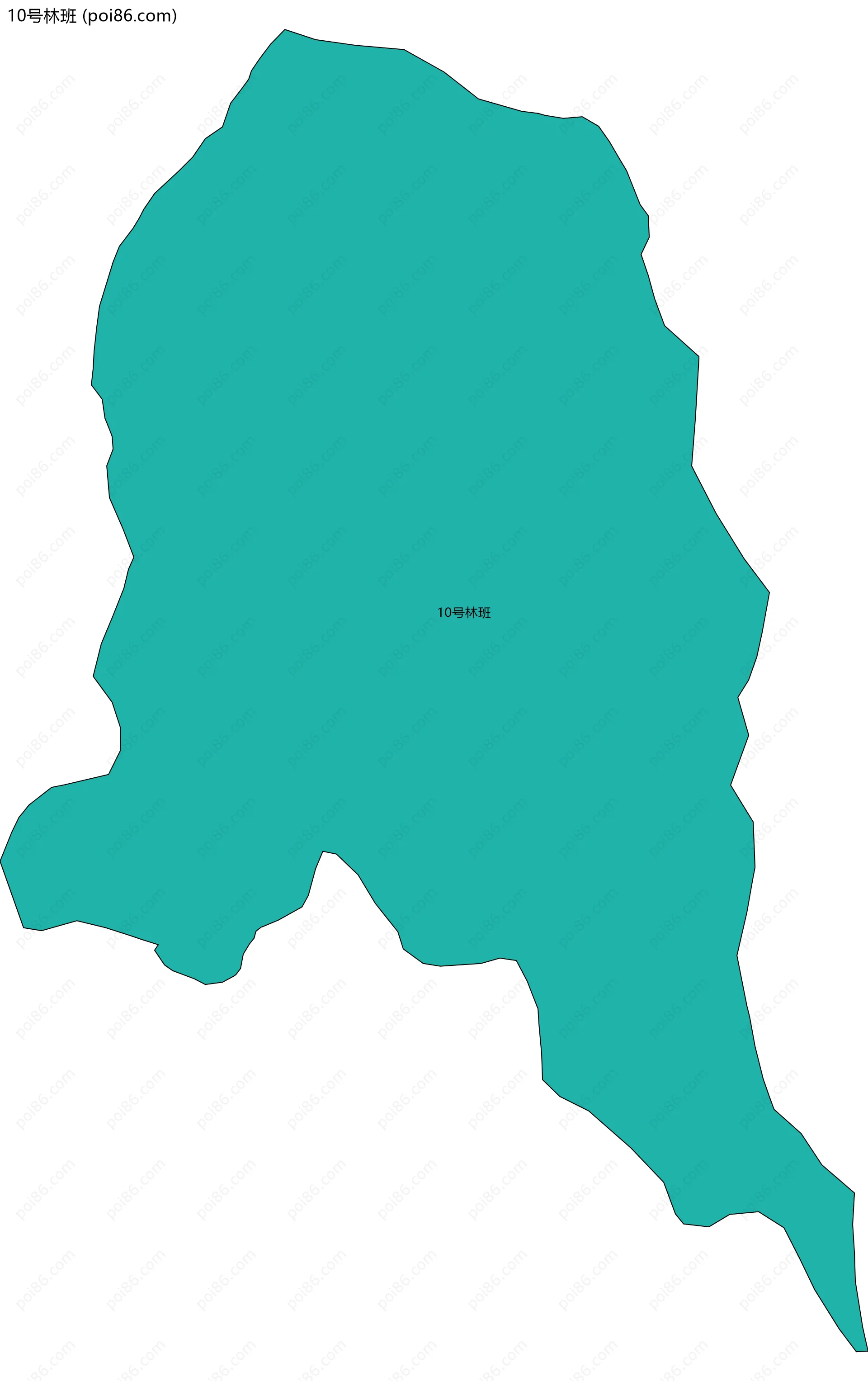 10号林班边界地图