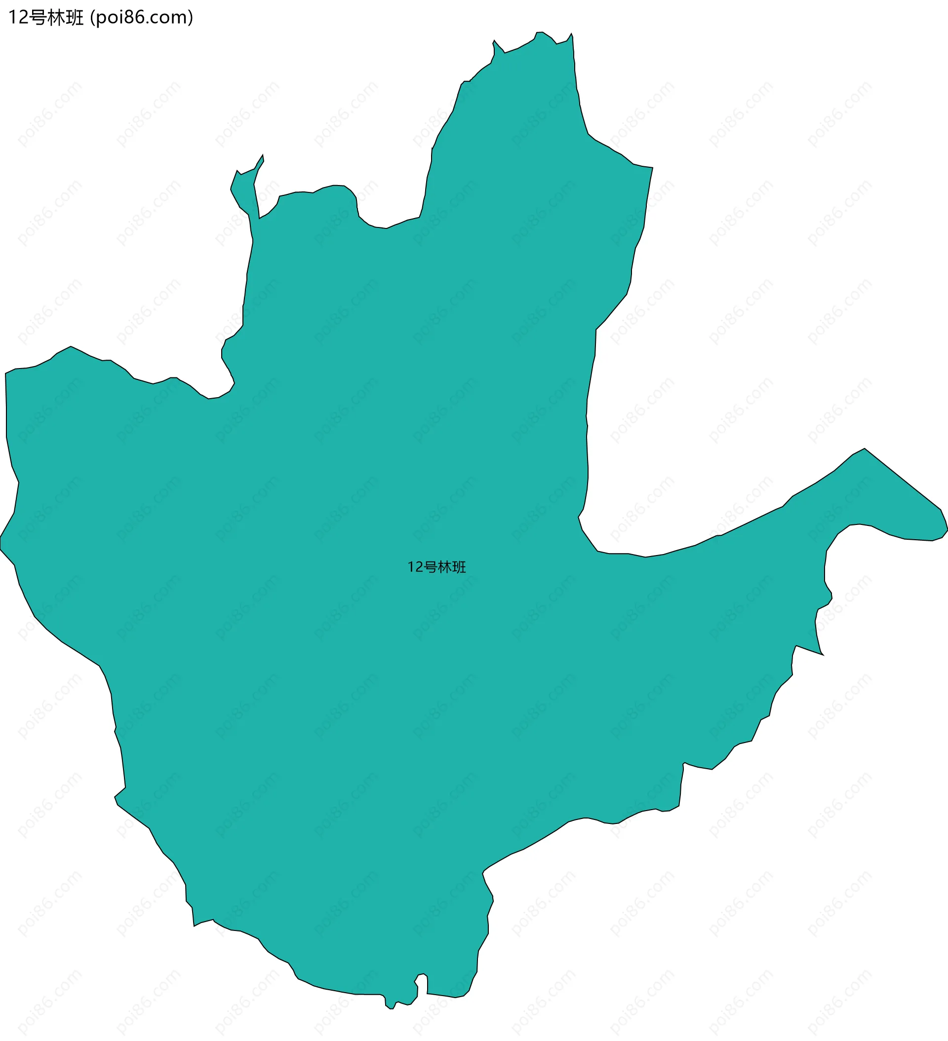 12号林班边界地图