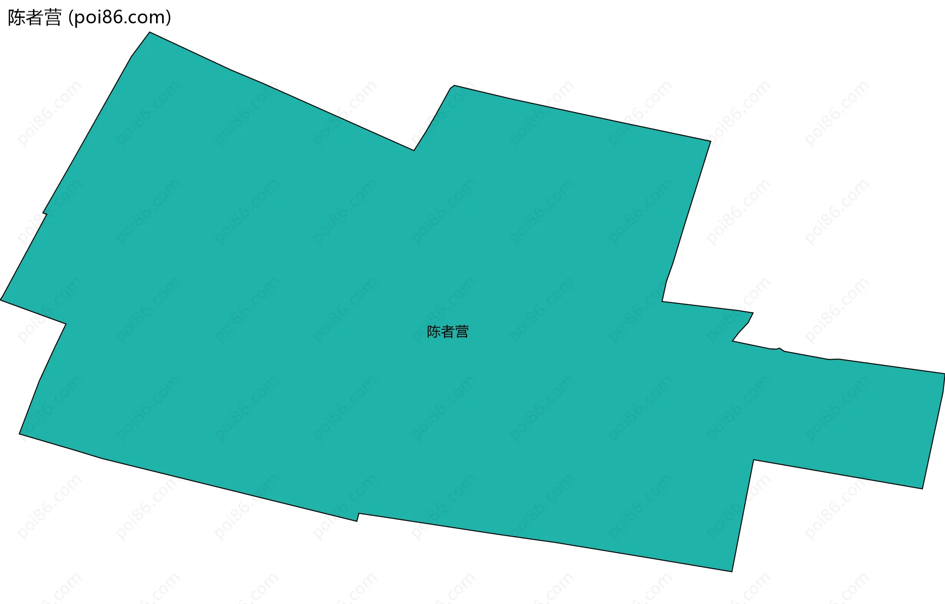 陈者营边界地图