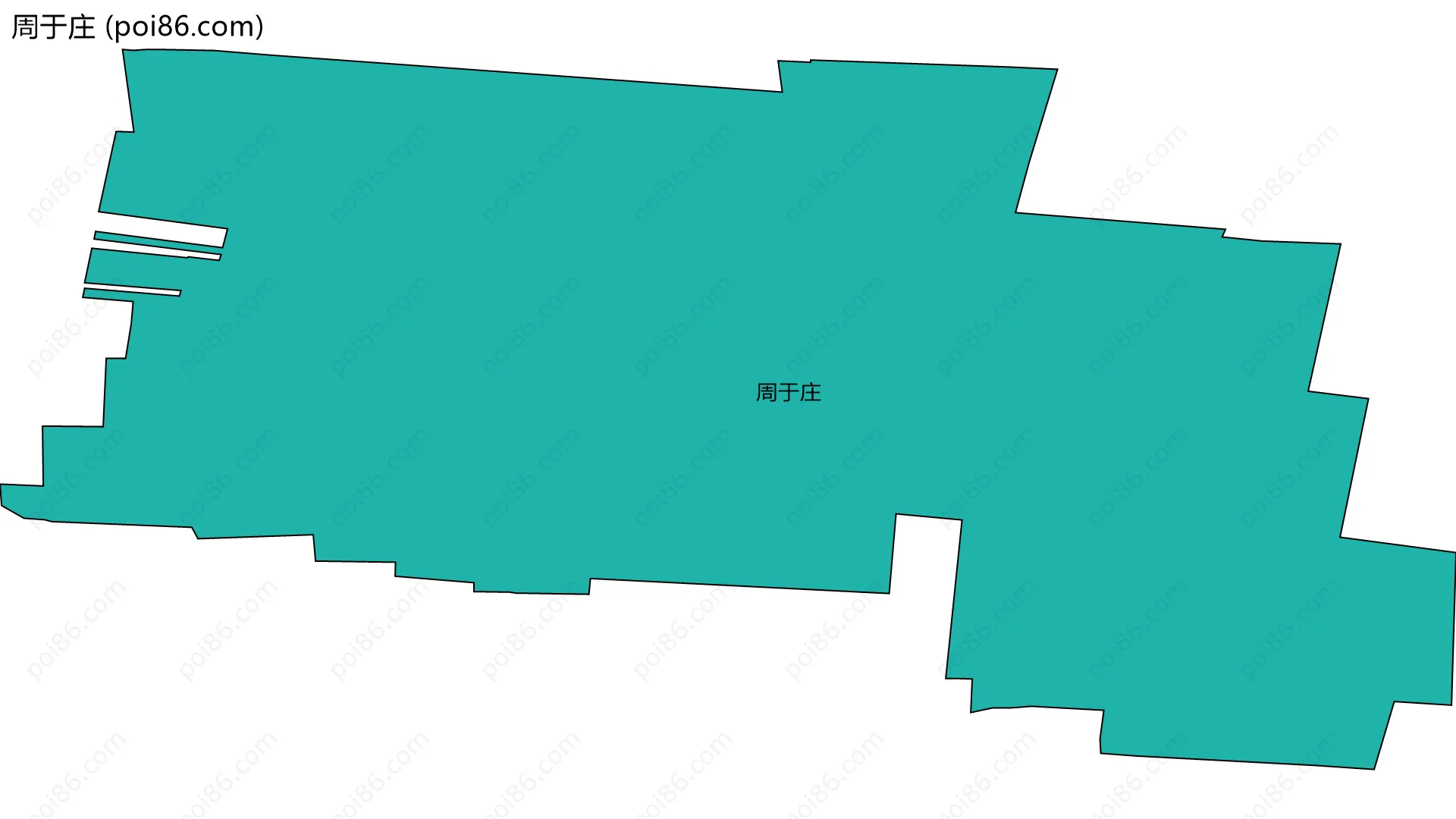 周于庄边界地图