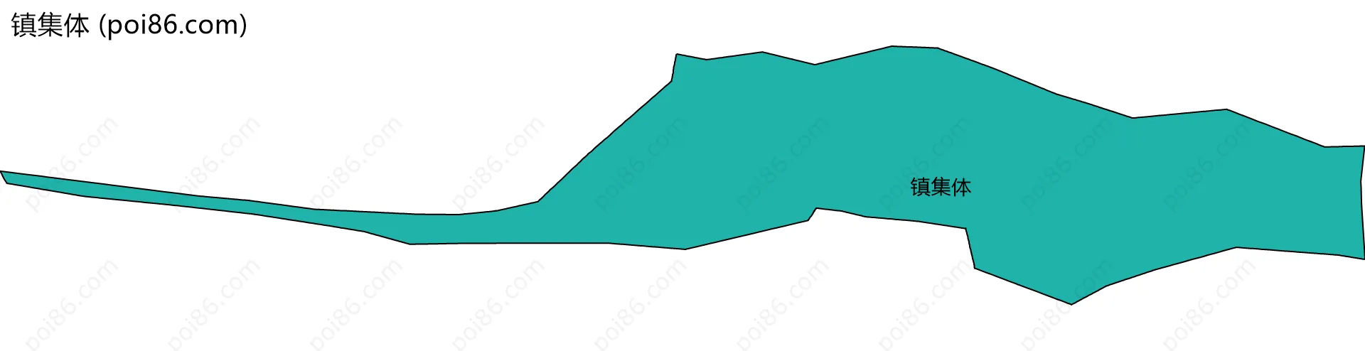 镇集体边界地图