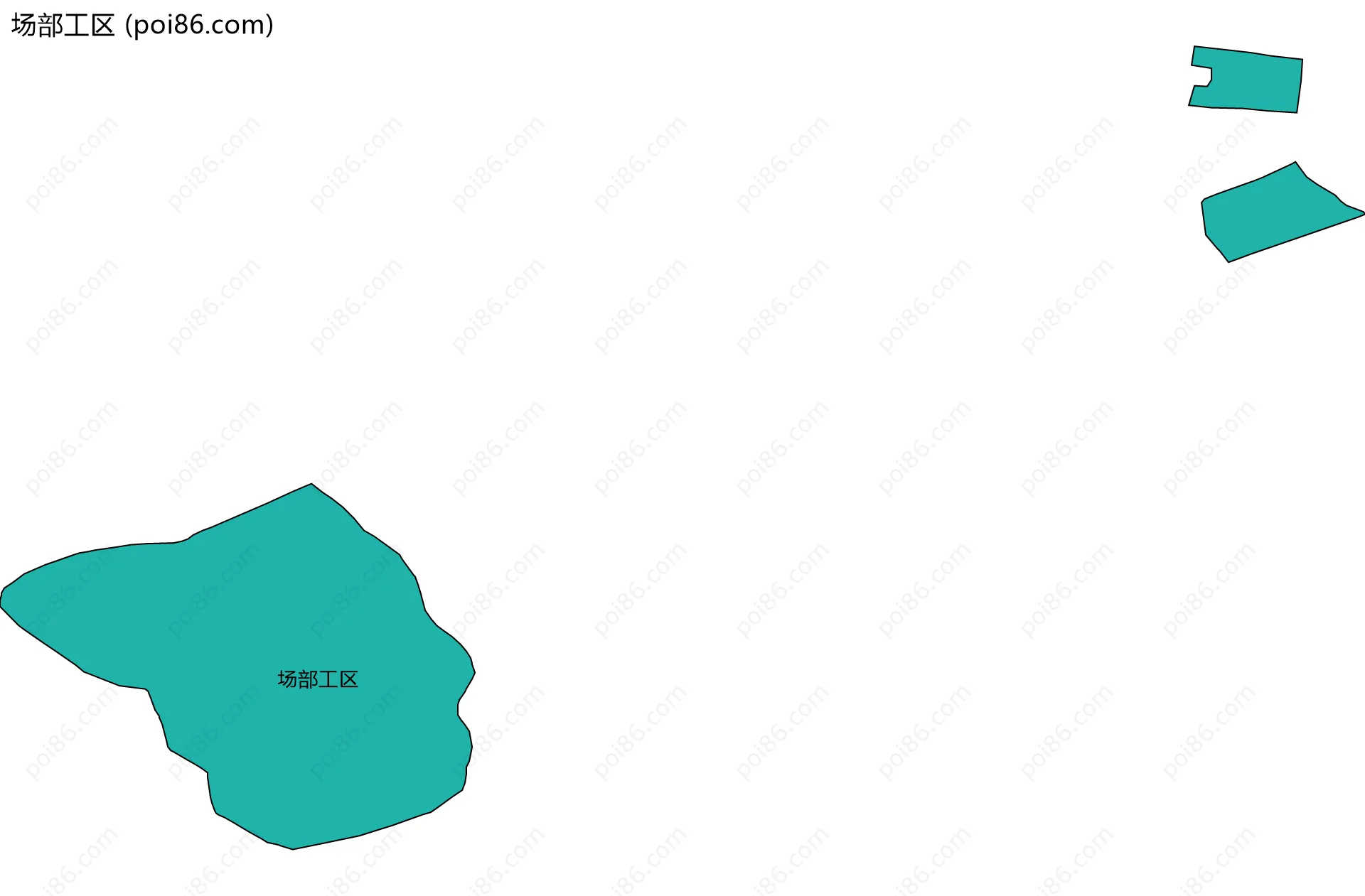 场部工区边界地图
