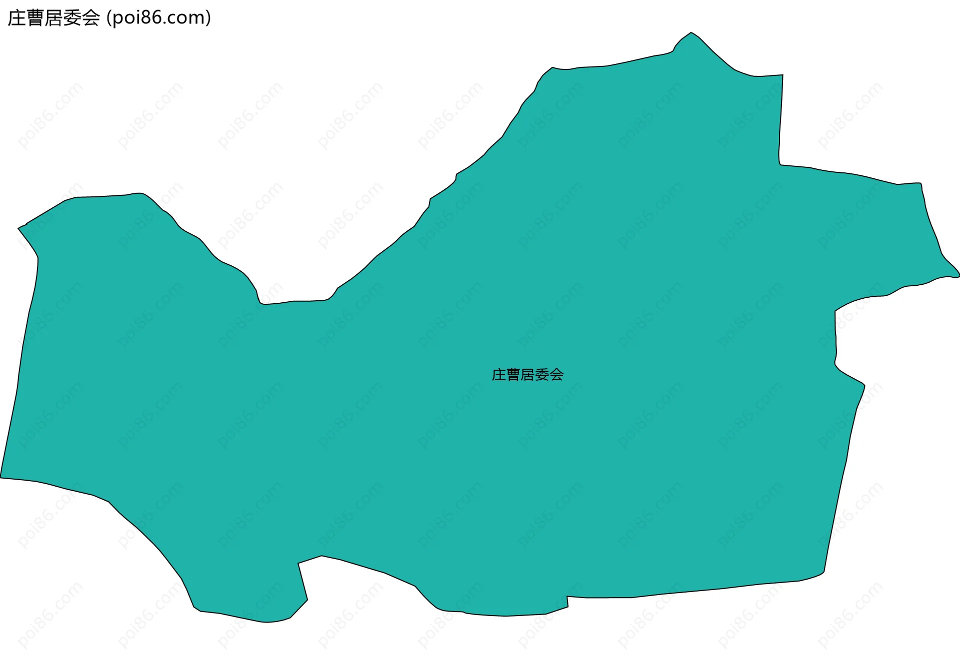 庄曹居委会边界地图
