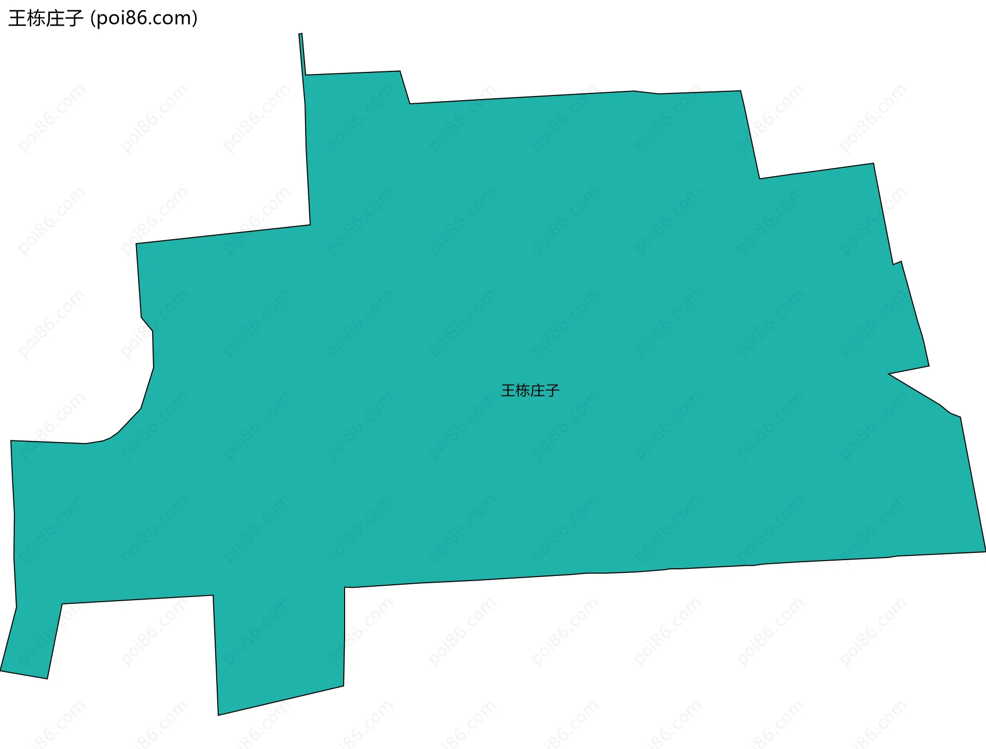王栋庄子边界地图
