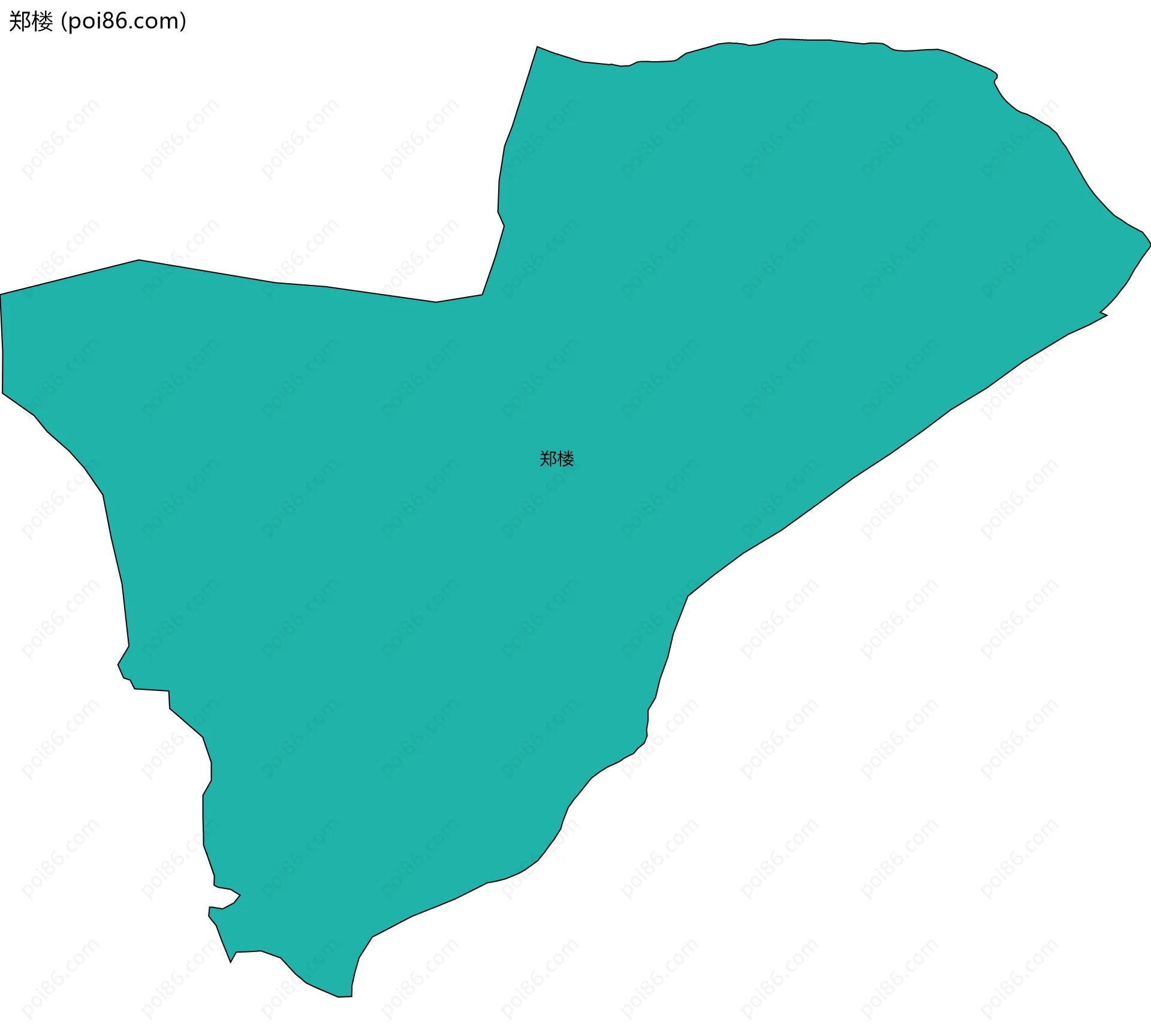 郑楼边界地图
