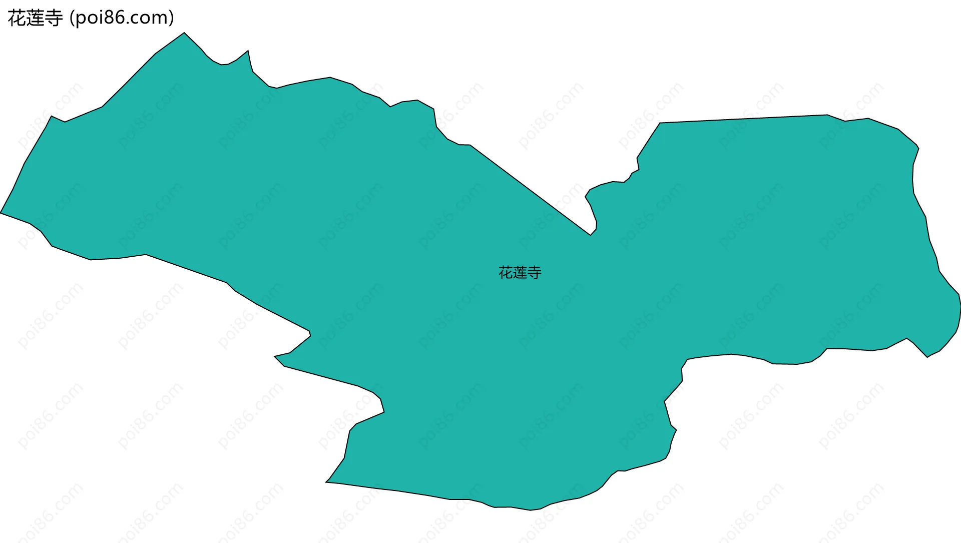 花莲寺边界地图