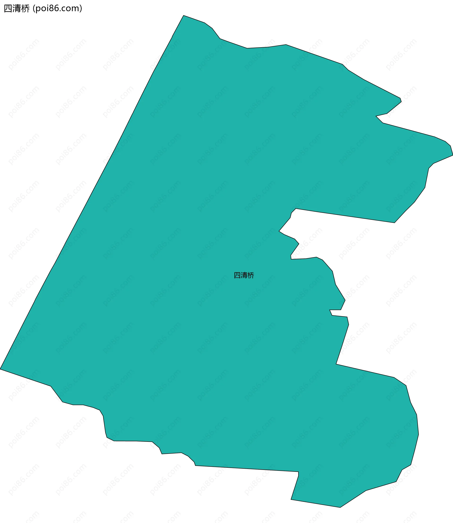 四清桥边界地图