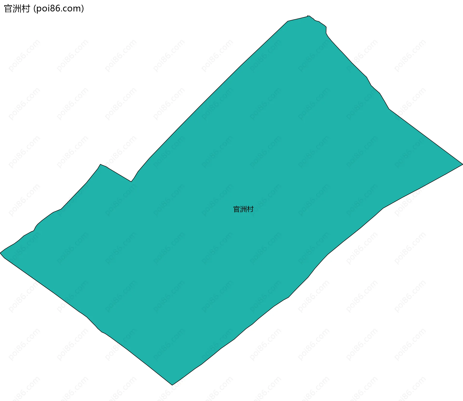 官洲村边界地图