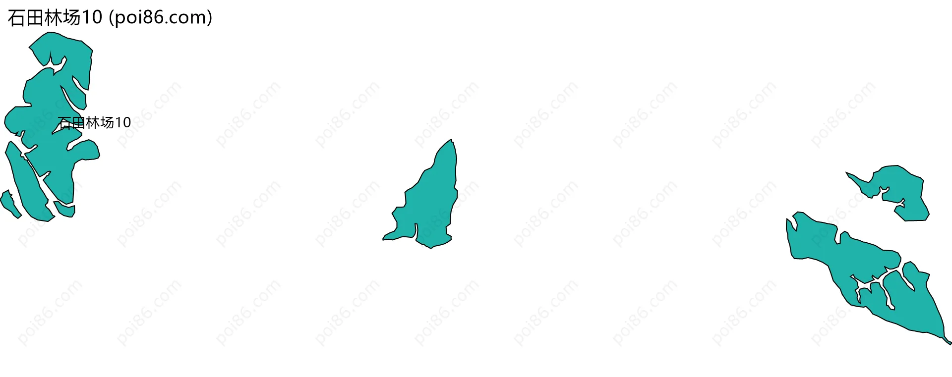 石田林场10边界地图