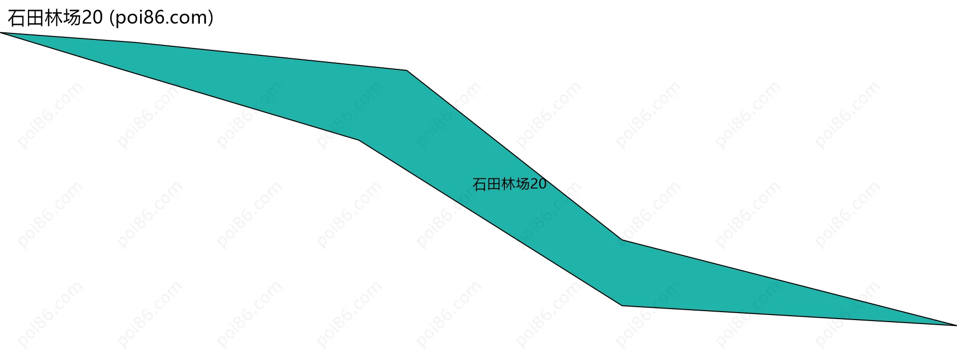 石田林场20边界地图