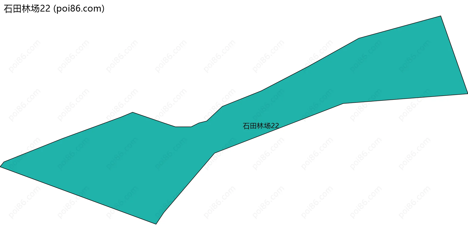 石田林场22边界地图