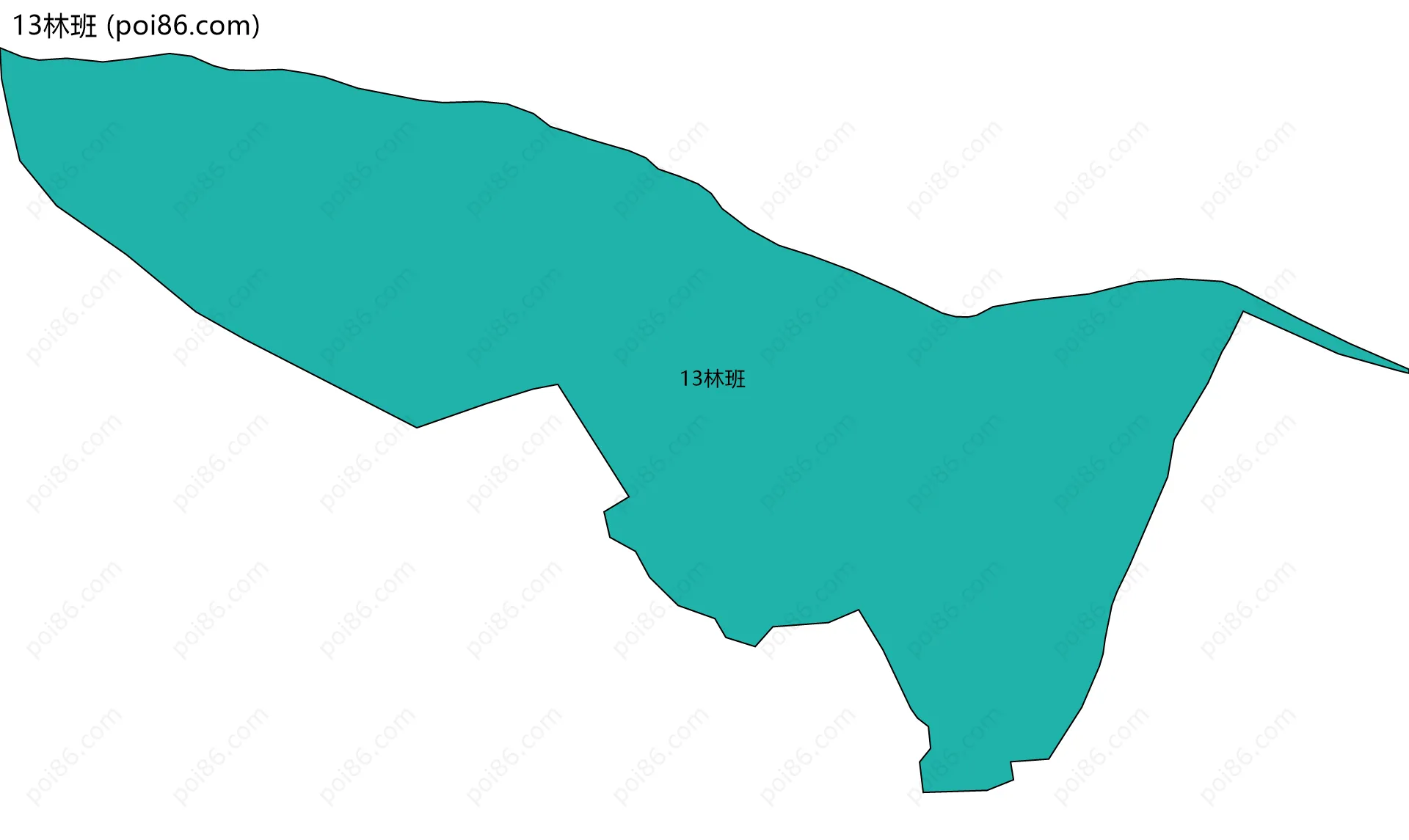 13林班边界地图