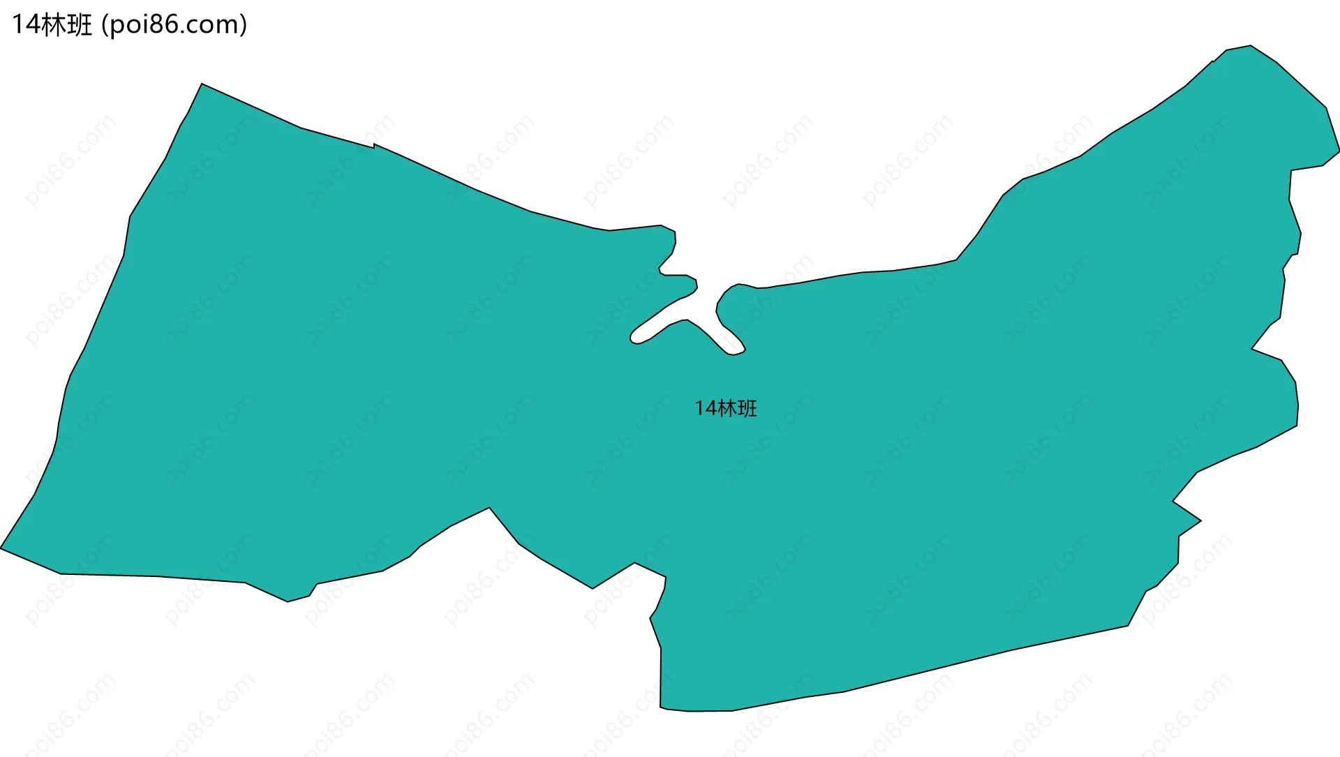 14林班边界地图