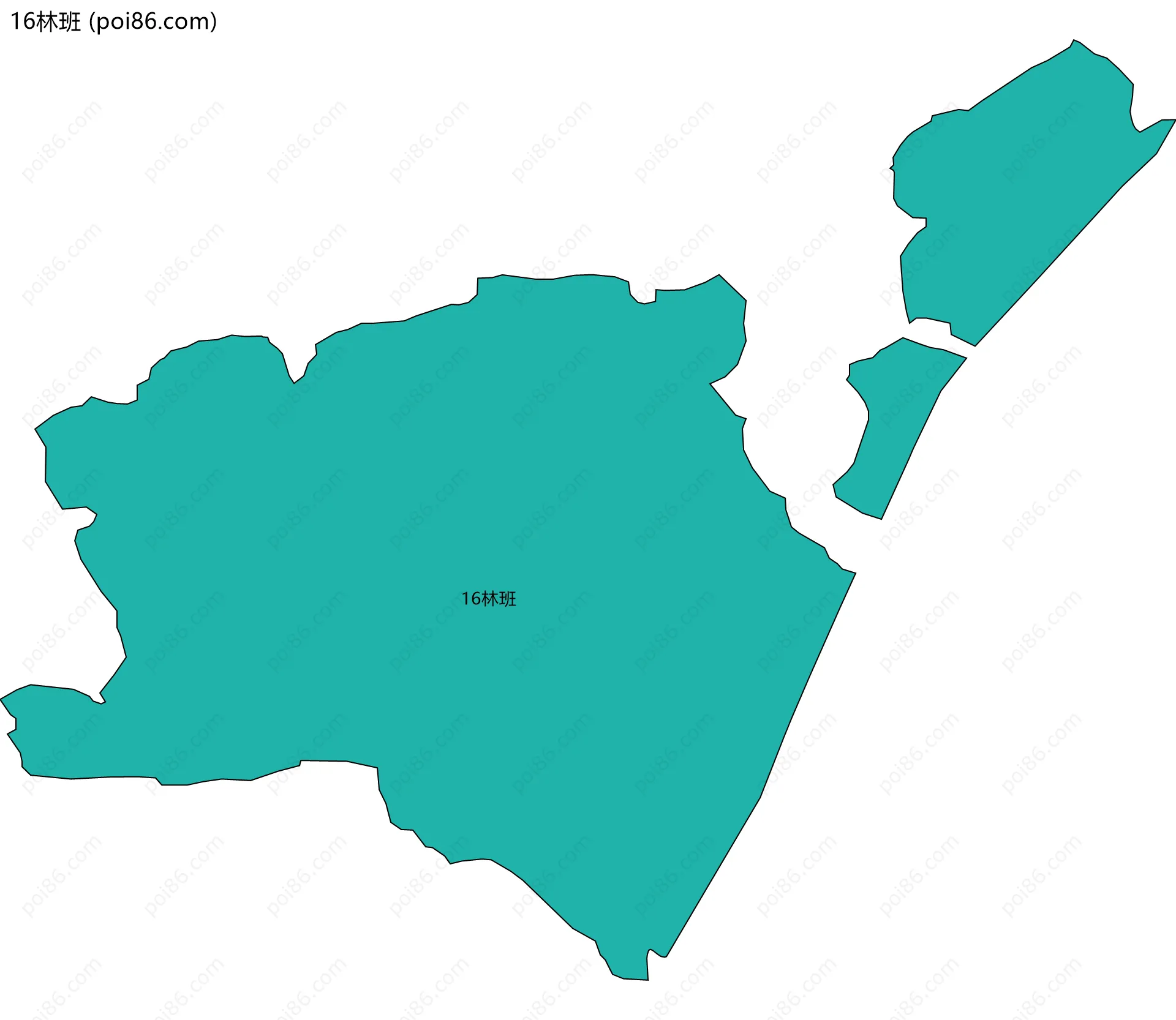 16林班边界地图