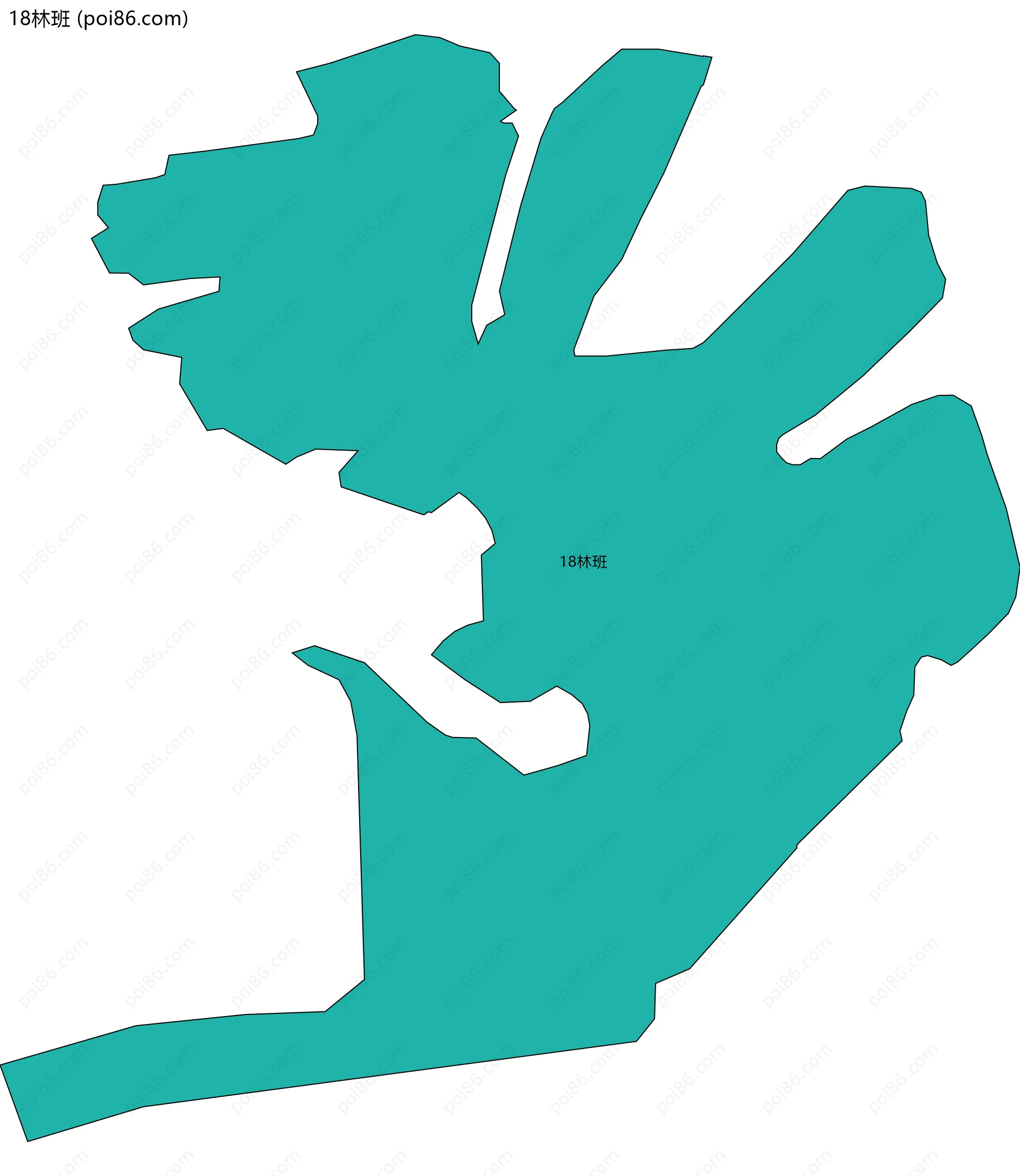 18林班边界地图