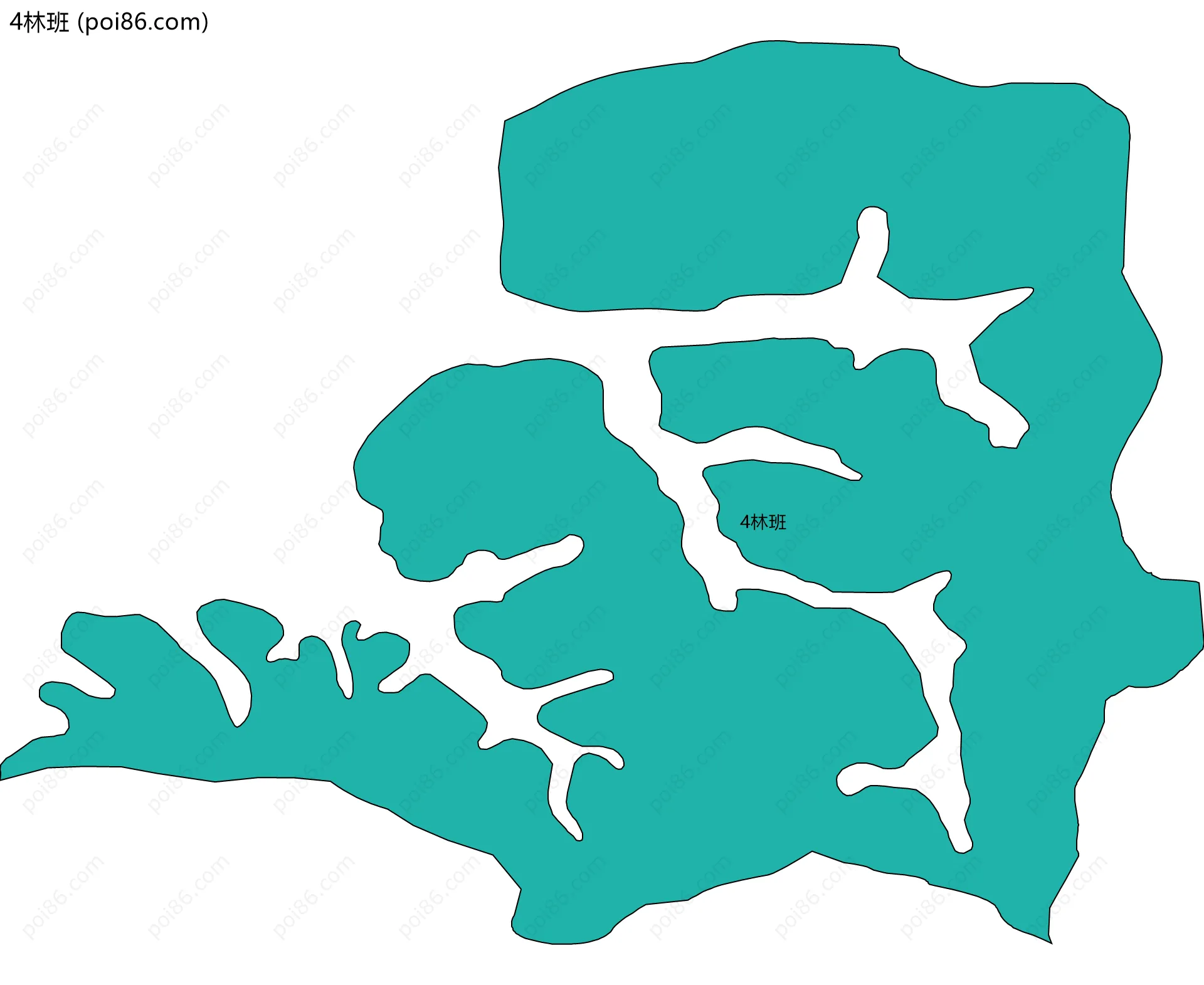 4林班边界地图