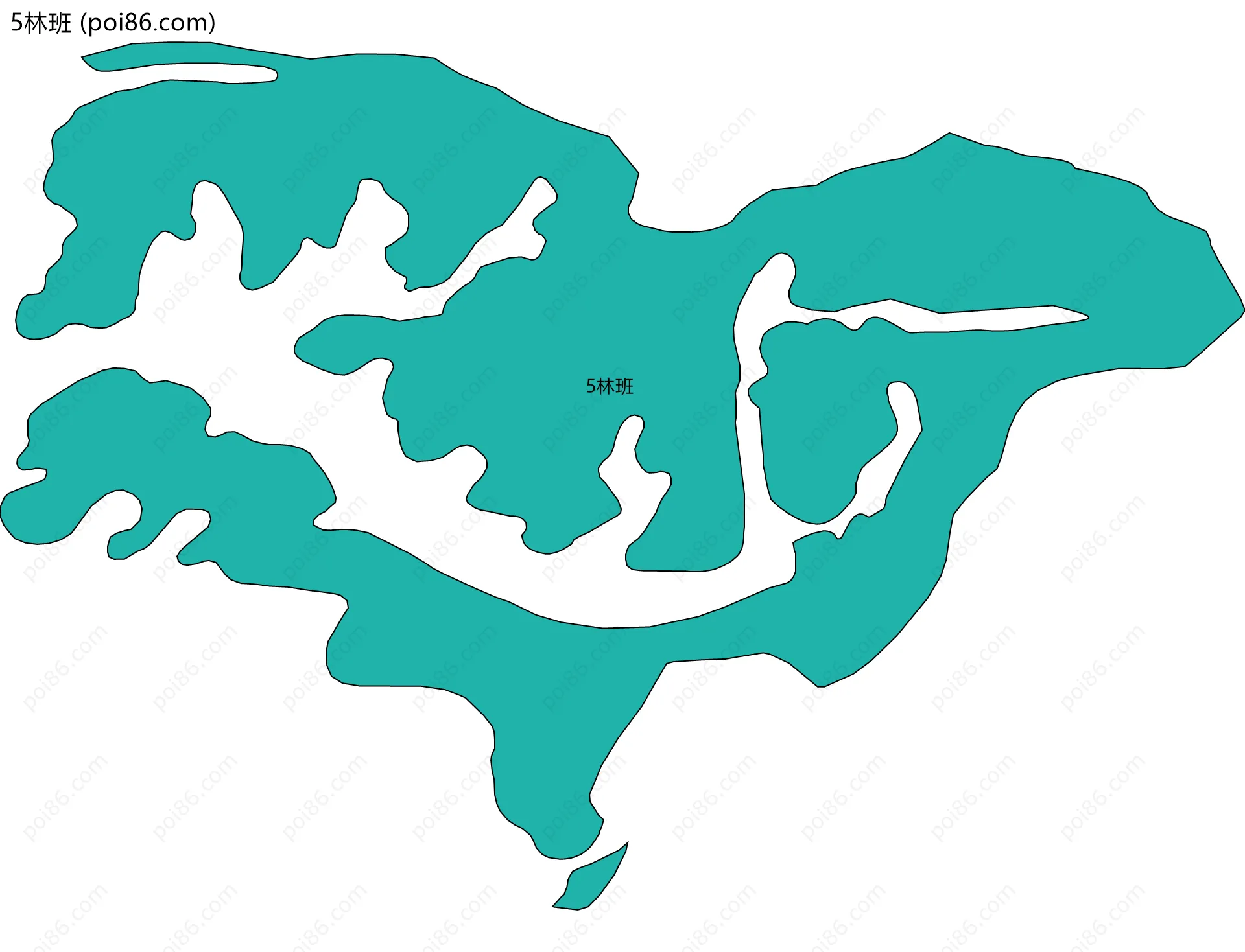 5林班边界地图